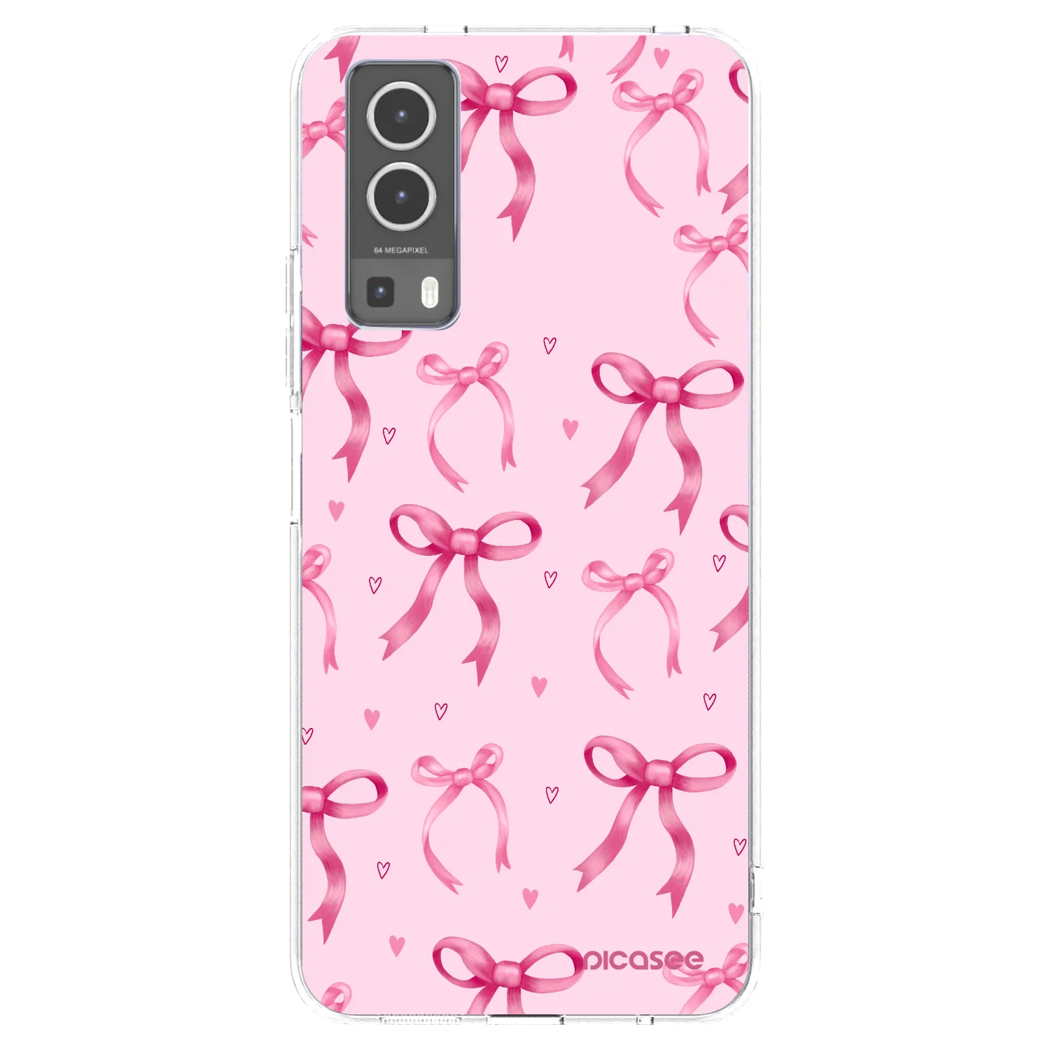 Picasee husă transparentă din silicon pentru Vivo Y72 5G - Bow Aesthetic