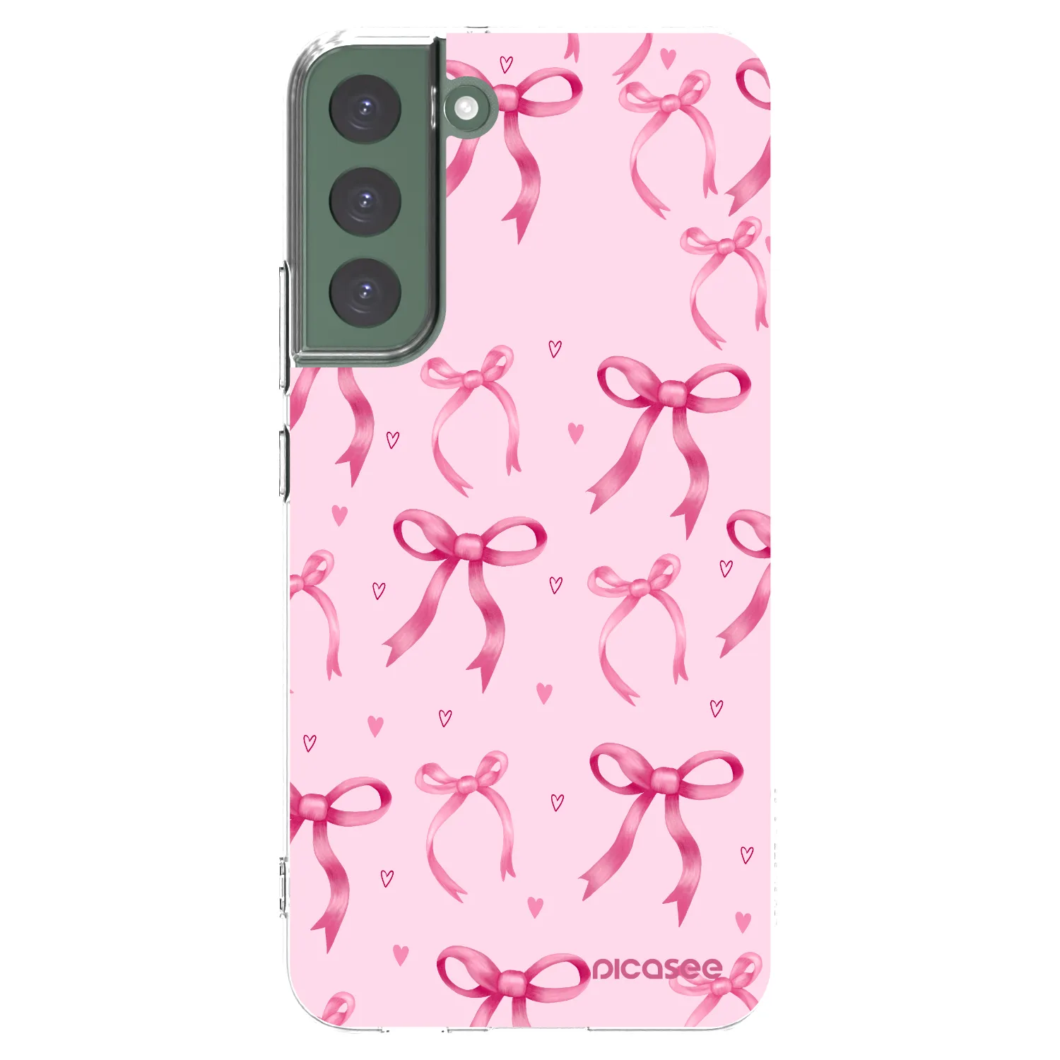 Picasee husă transparentă din silicon pentru Samsung Galaxy S22+ 5G - Bow Aesthetic