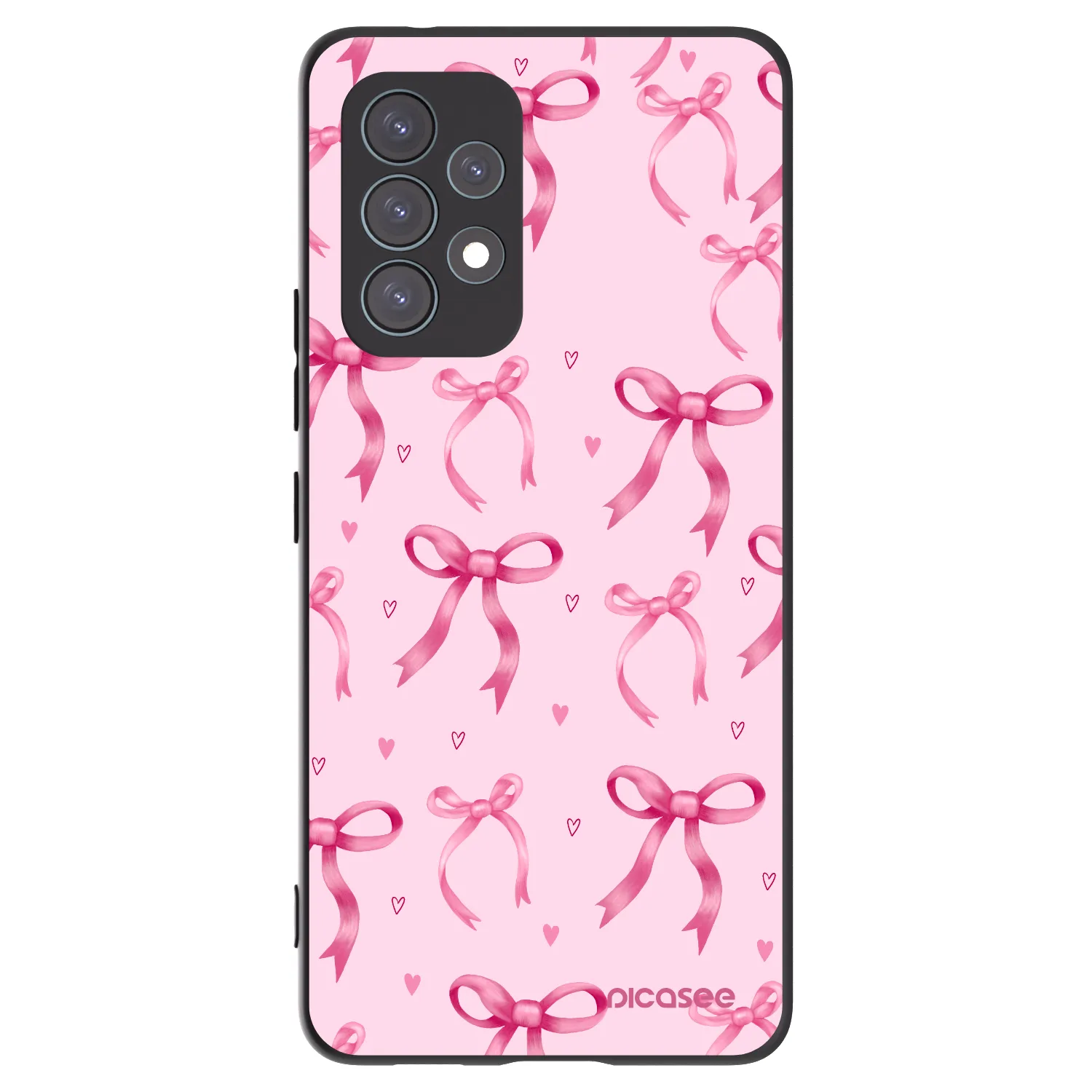 Picasee husă neagră din silicon pentru Samsung Galaxy A53 5G A536 - Bow Aesthetic