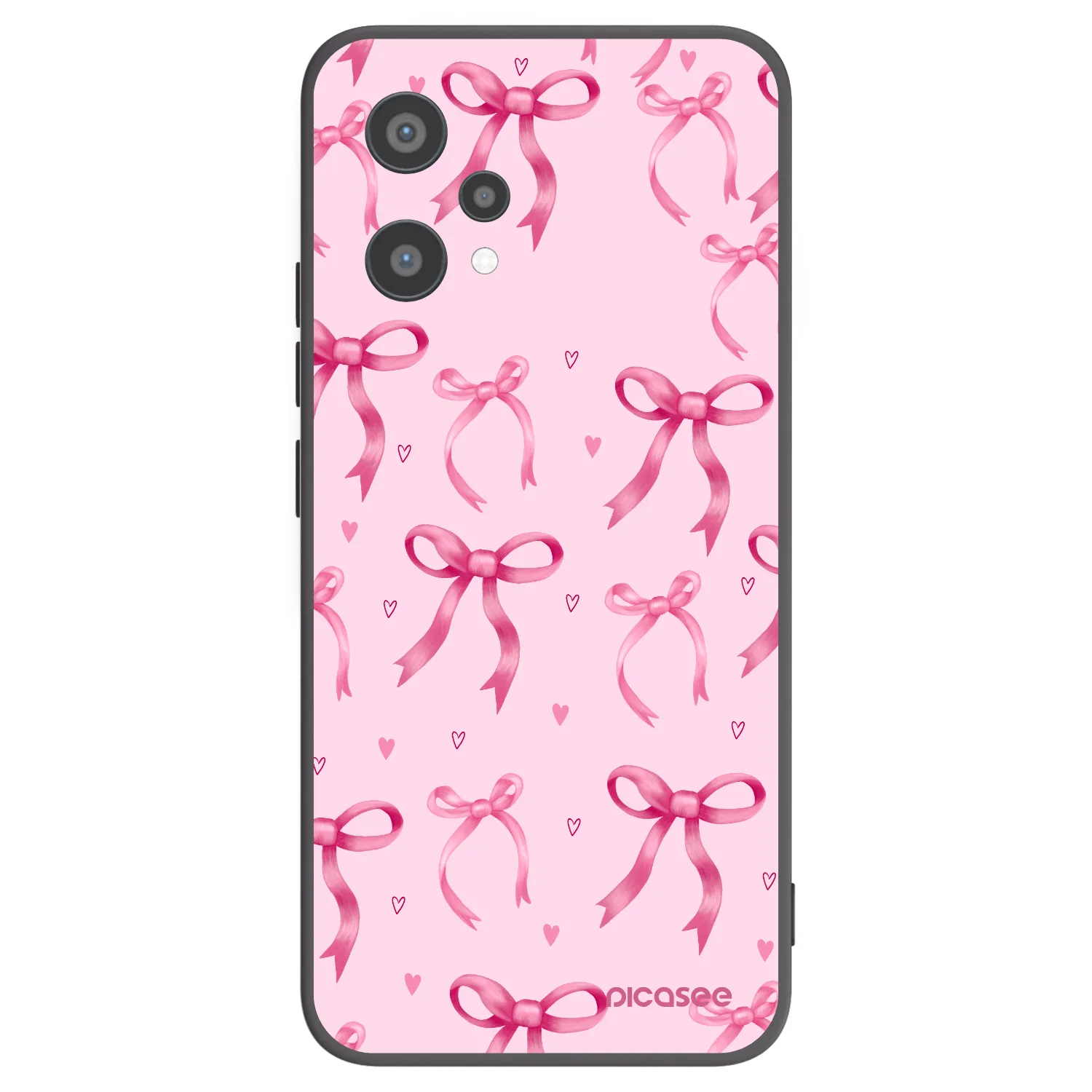 Picasee husă neagră din silicon pentru Realme 9 Pro 5G - Bow Aesthetic