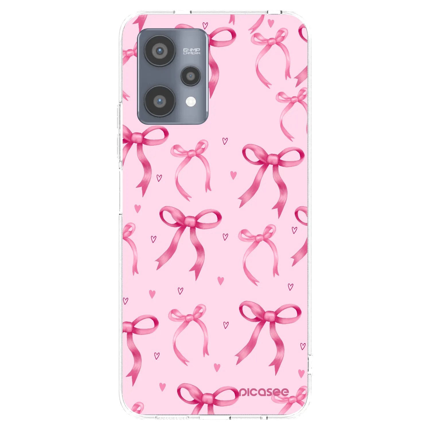 Picasee husă transparentă din silicon pentru Realme 9 Pro 5G - Bow Aesthetic
