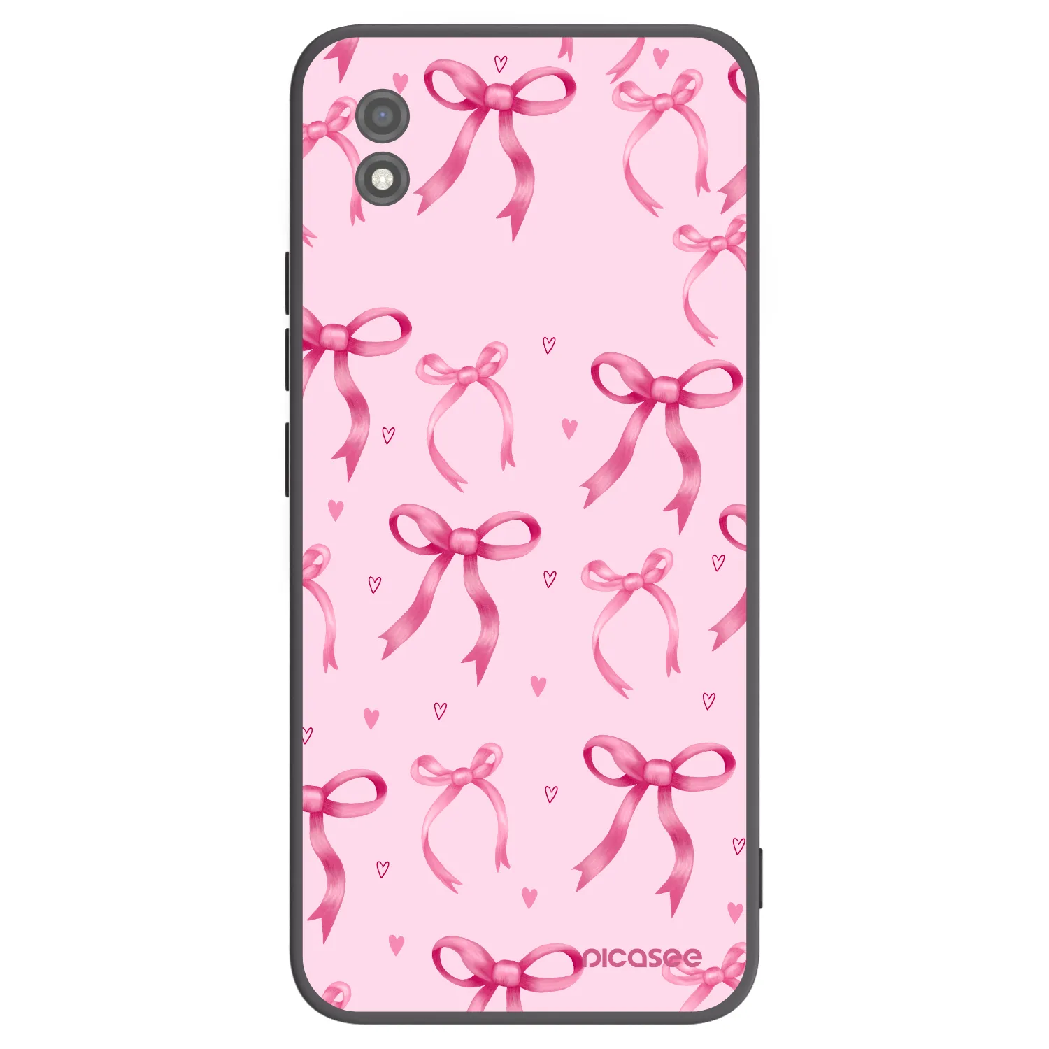 Picasee husă neagră din silicon pentru Realme C11 (2021) - Bow Aesthetic