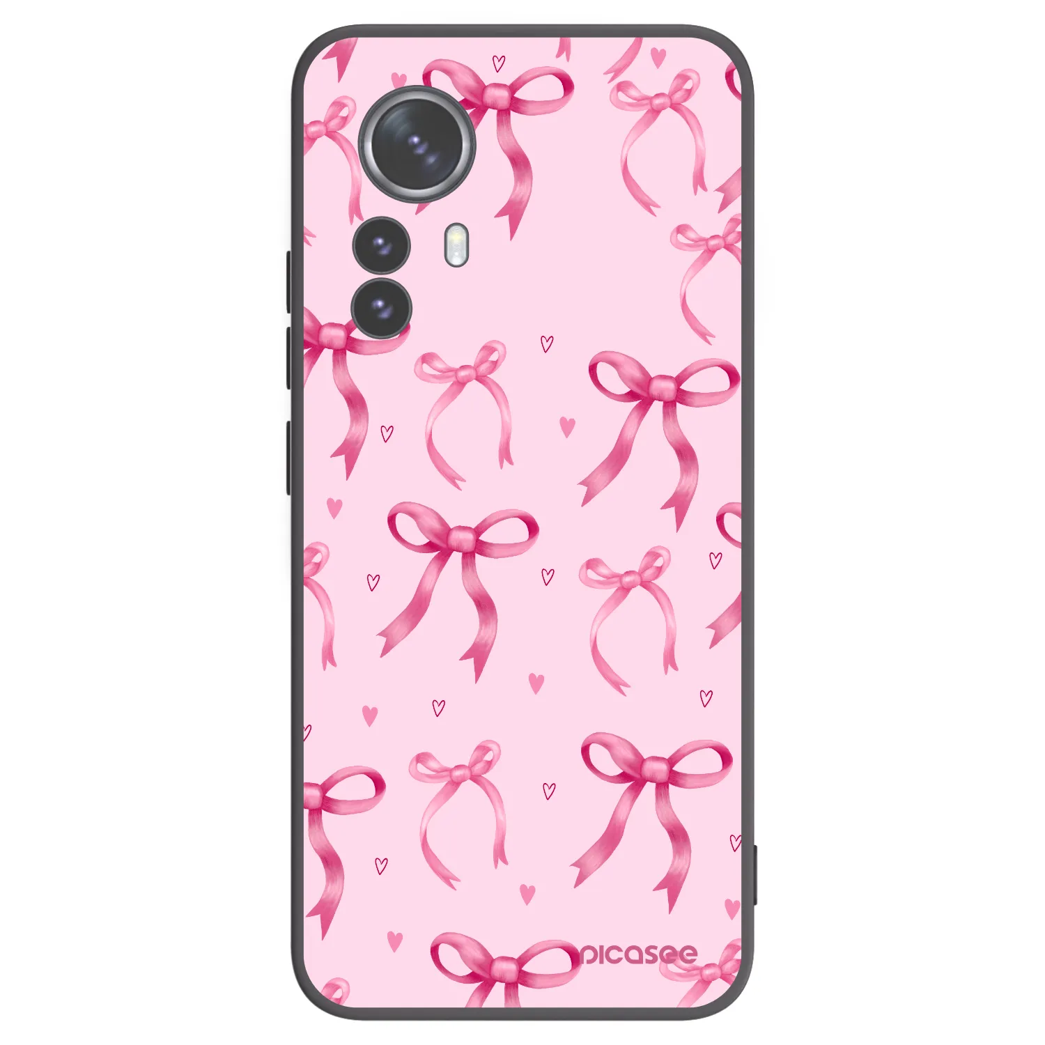 Picasee husă neagră din silicon pentru Xiaomi 12 Pro - Bow Aesthetic