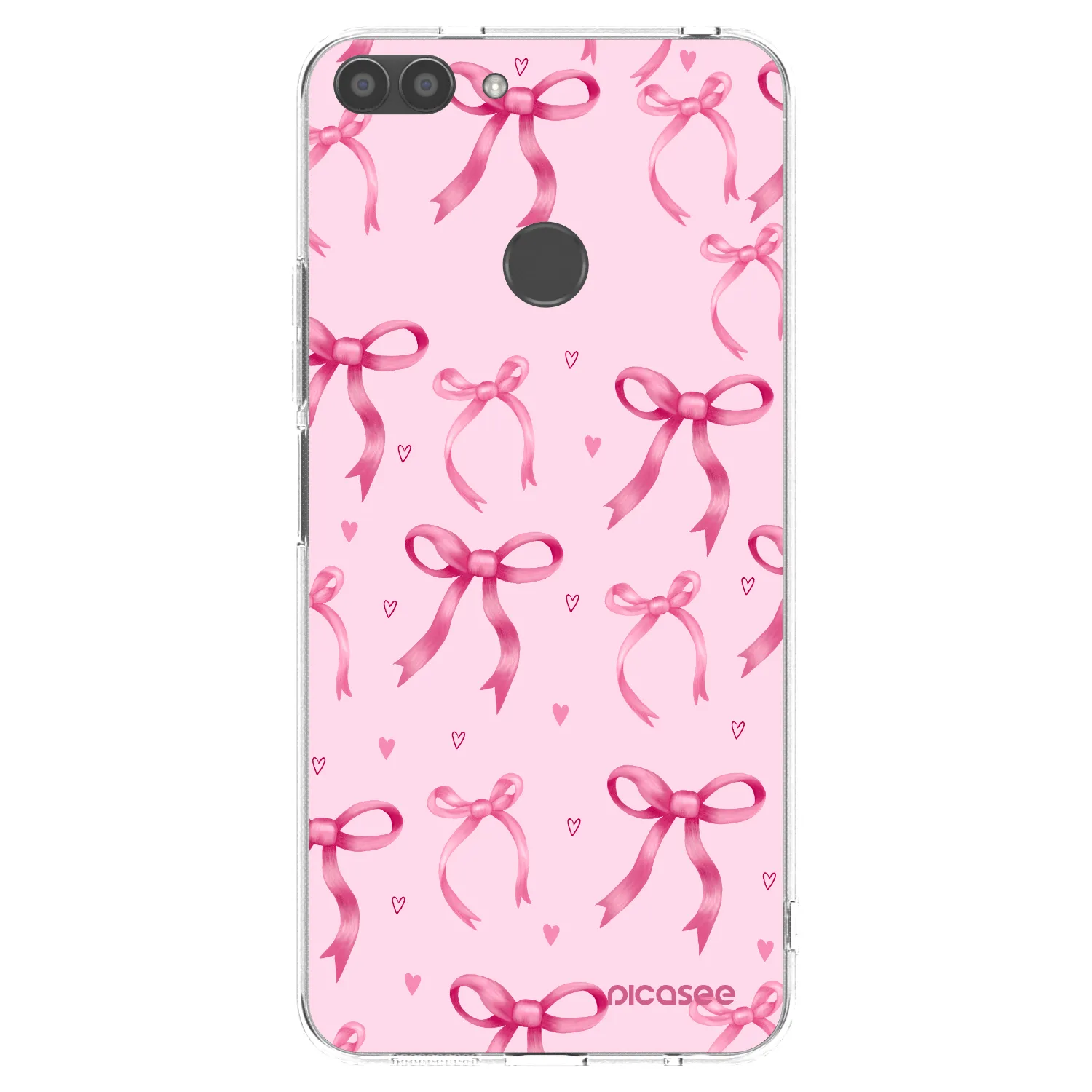 Picasee husă transparentă din silicon pentru Huawei P Smart - Bow Aesthetic