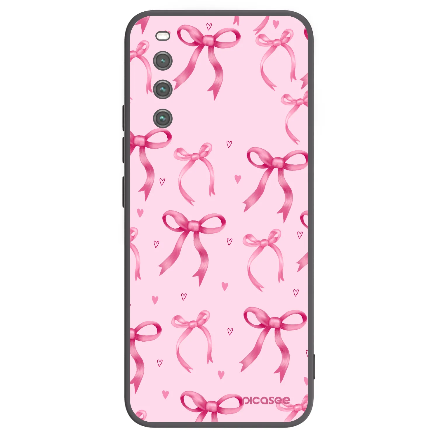 Picasee husă neagră din silicon pentru Sony Xperia 10 IV 5G - Bow Aesthetic