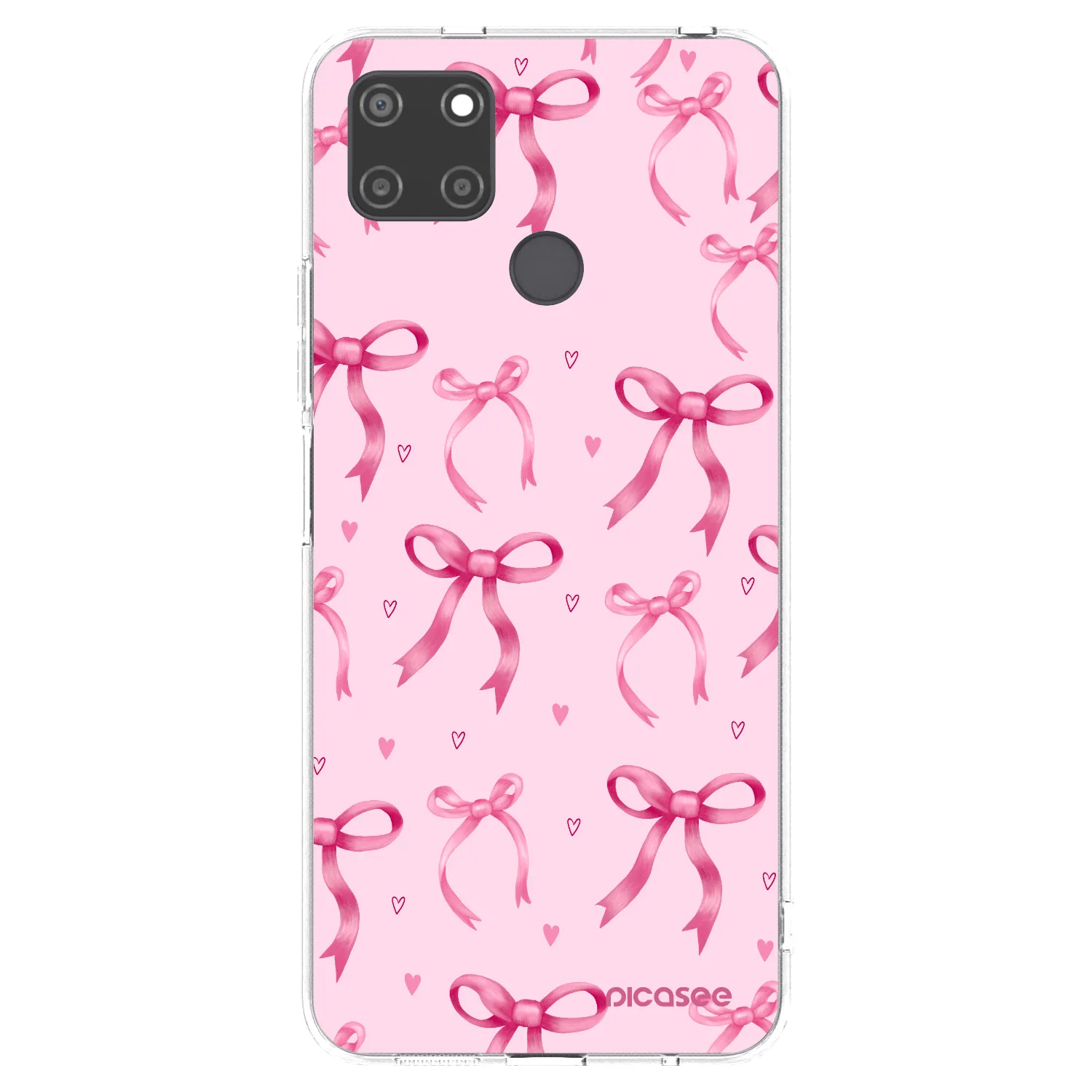 Picasee husă transparentă din silicon pentru Realme C21Y - Bow Aesthetic