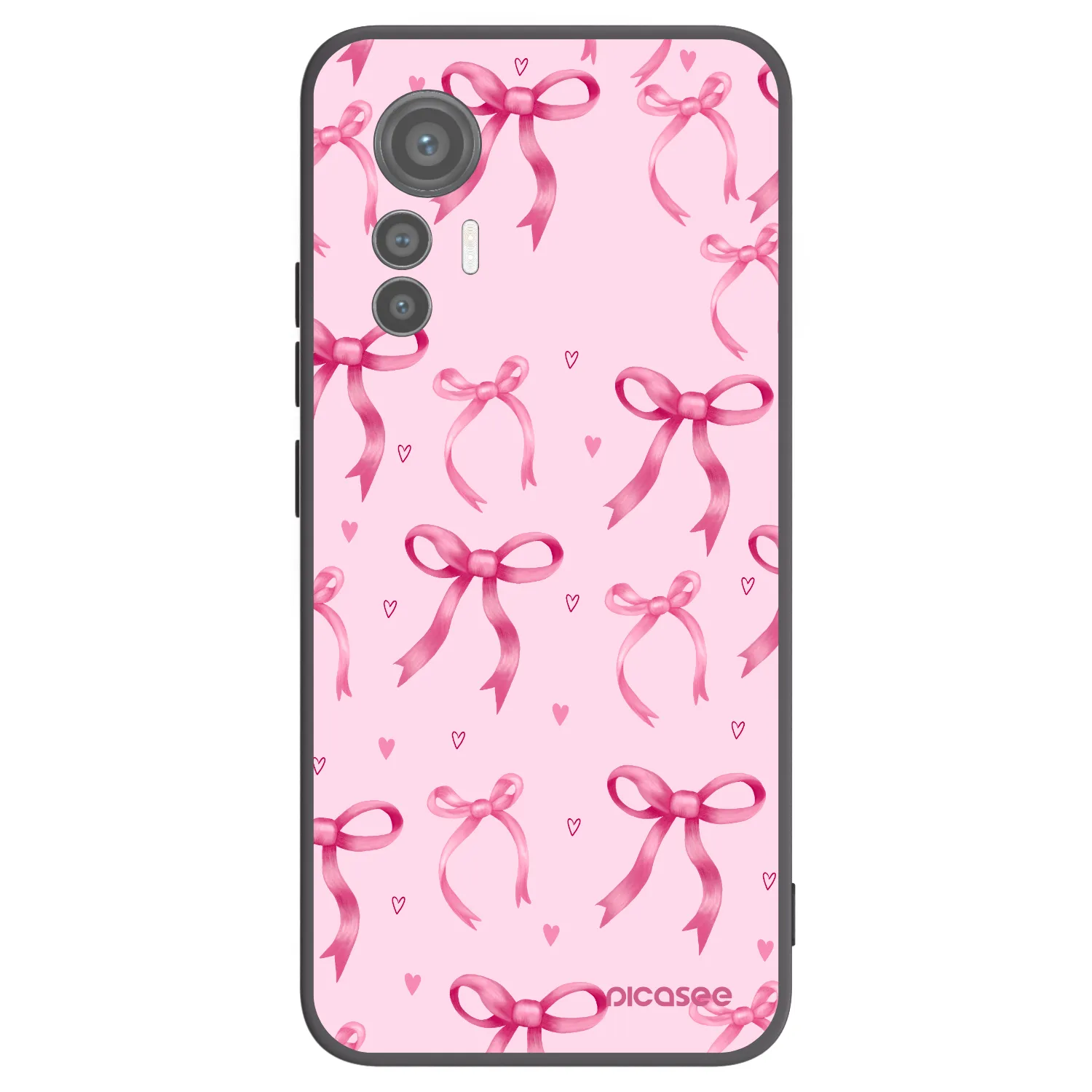 Picasee husă neagră din silicon pentru Xiaomi 12 Lite - Bow Aesthetic