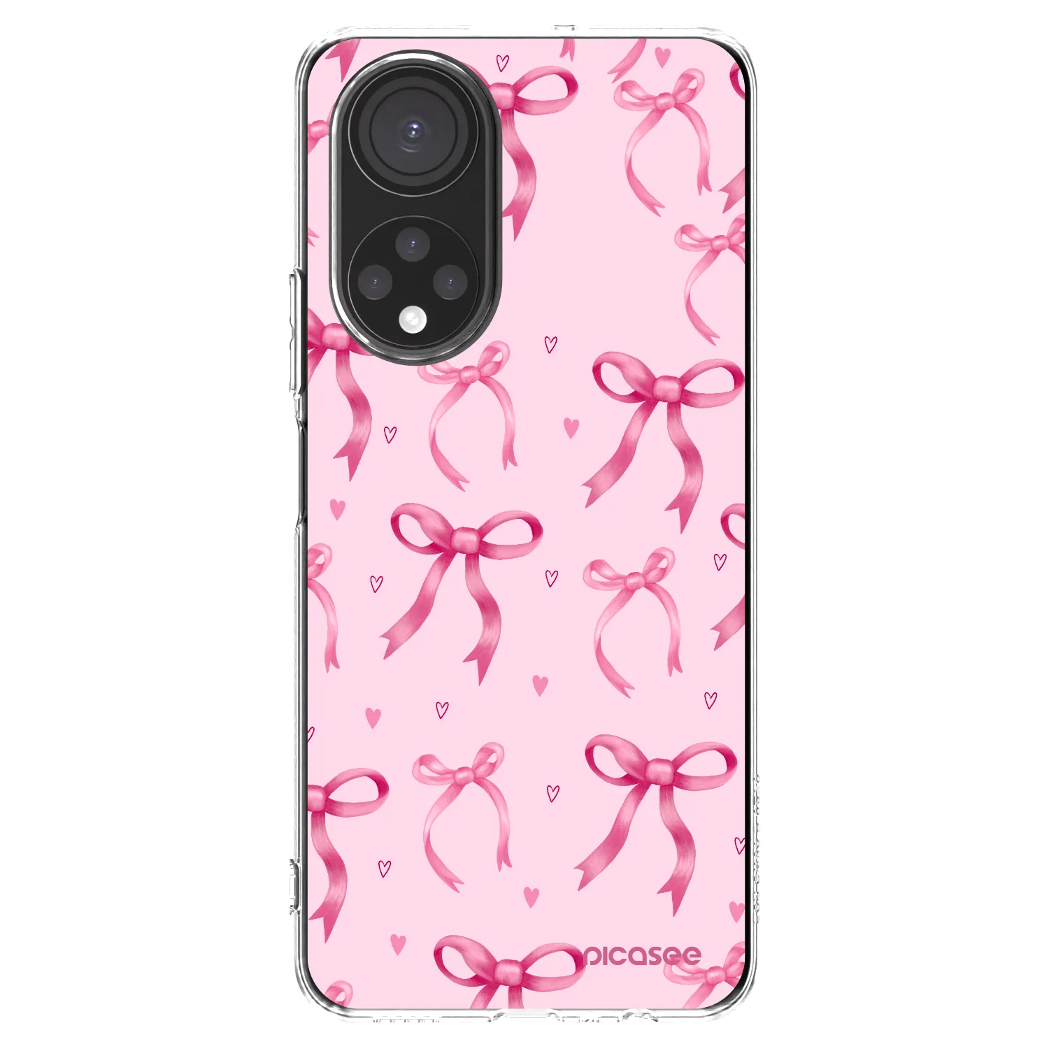 Picasee husă transparentă din silicon pentru Honor X7 - Bow Aesthetic