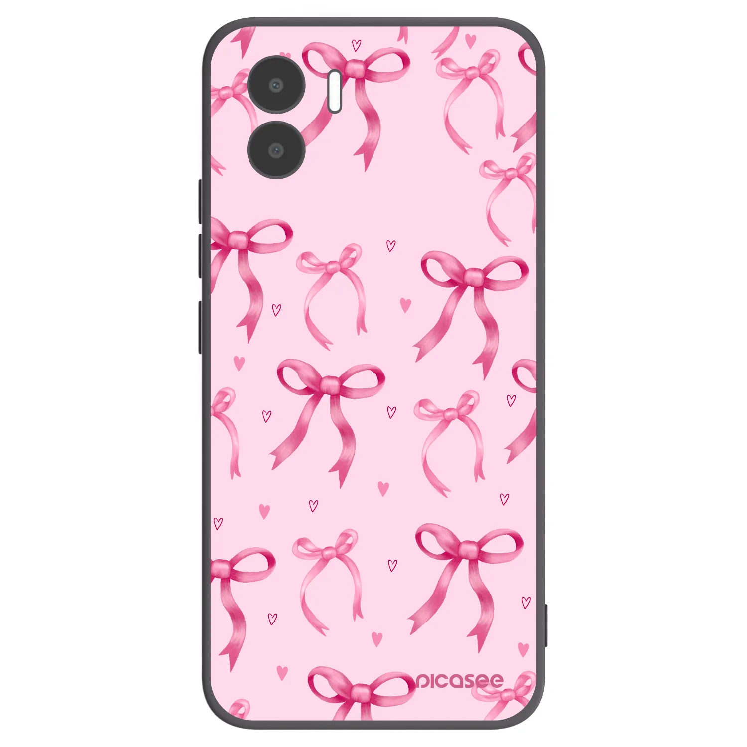 Picasee husă neagră din silicon pentru Xiaomi Redmi A1 - Bow Aesthetic