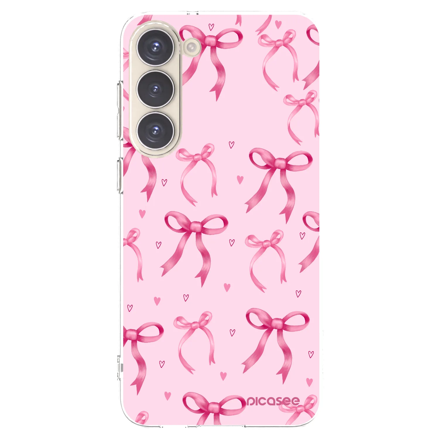 Picasee husă transparentă din silicon pentru Samsung Galaxy S23+ 5G - Bow Aesthetic