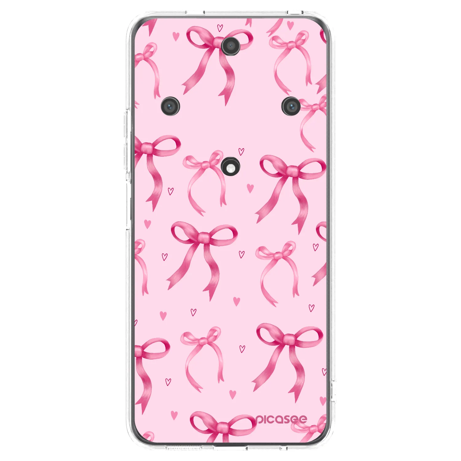 Picasee husă transparentă din silicon pentru Honor Magic5 Lite 5G - Bow Aesthetic