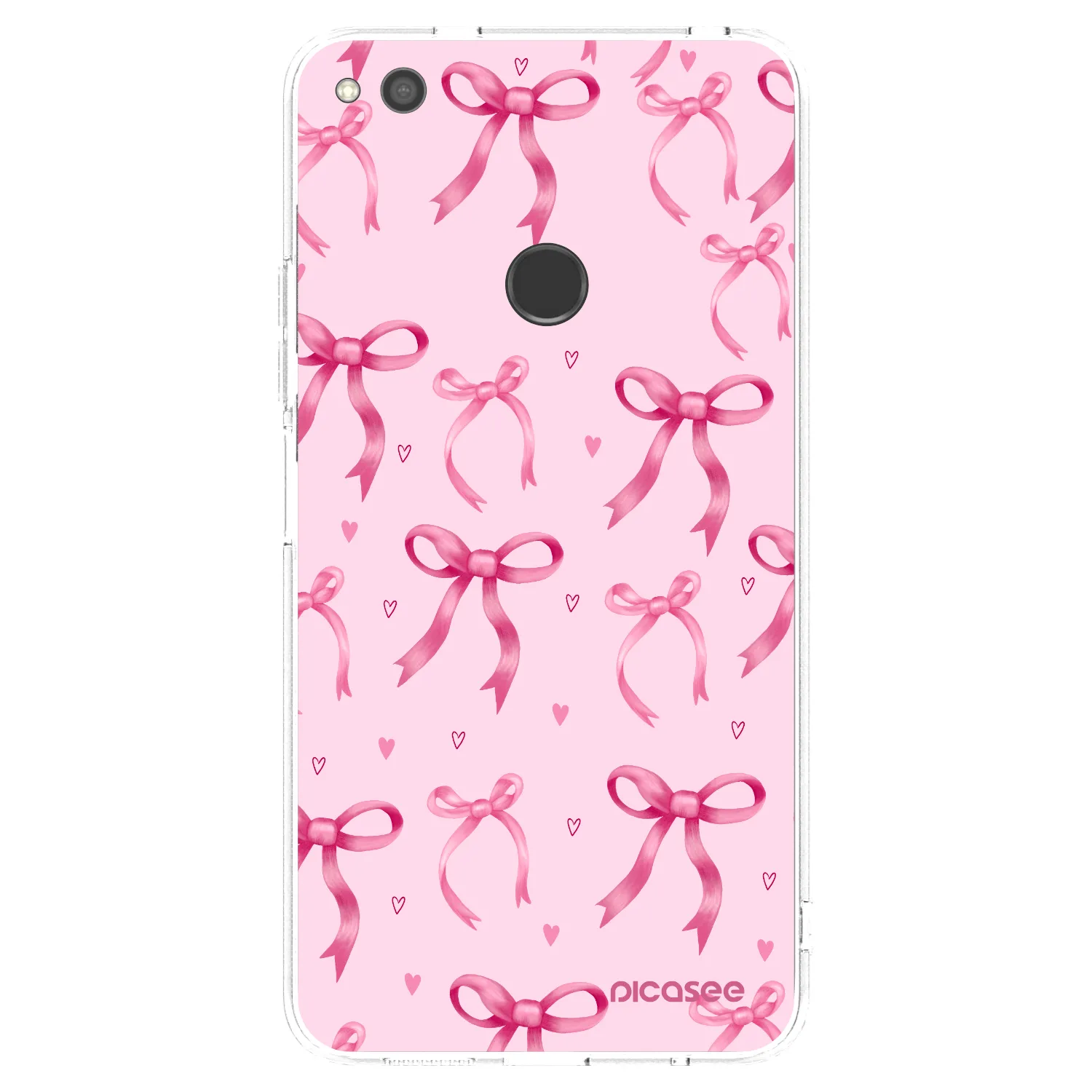 Picasee husă transparentă din silicon pentru Huawei P9 Lite 2017 - Bow Aesthetic