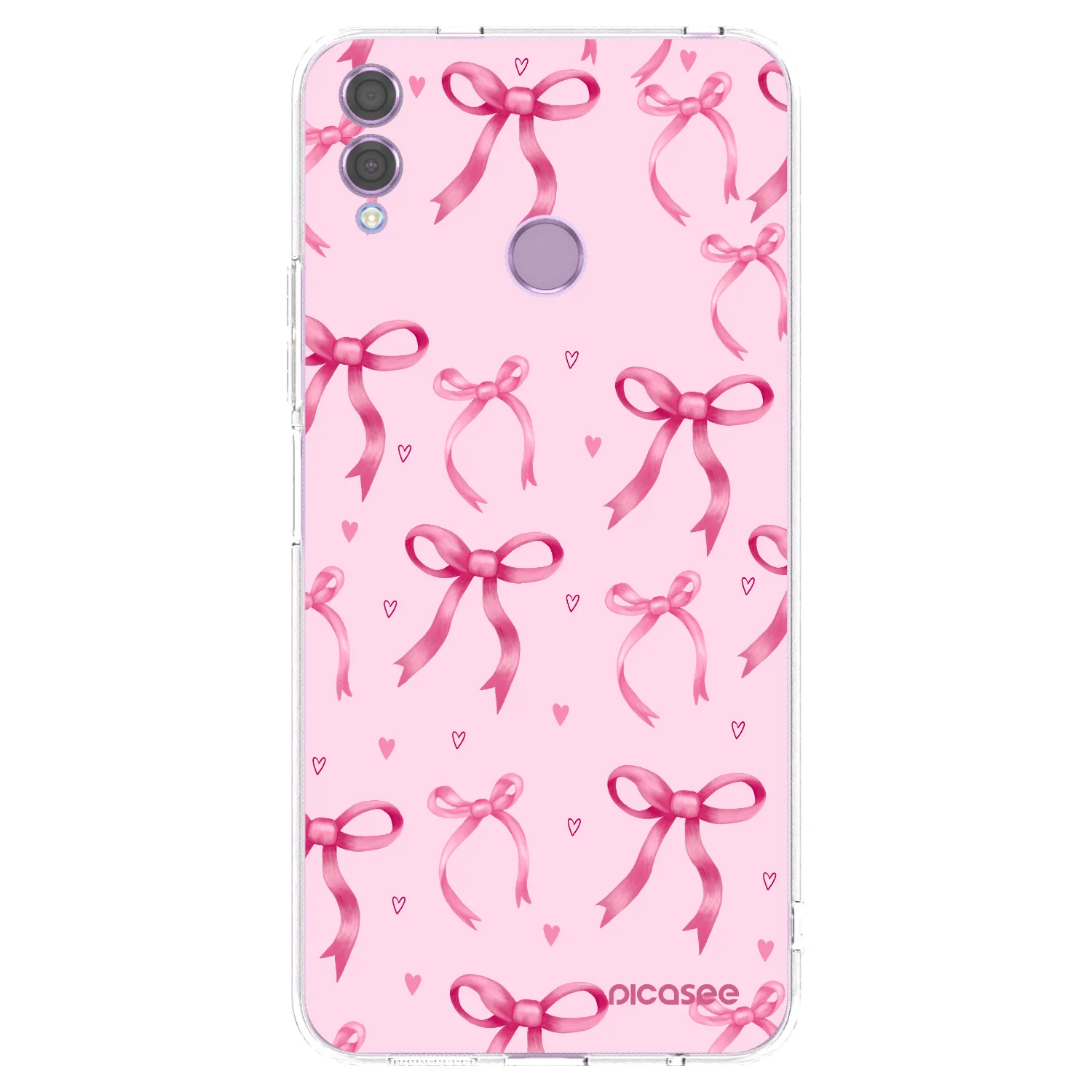 Picasee husă transparentă din silicon pentru Honor 8X - Bow Aesthetic