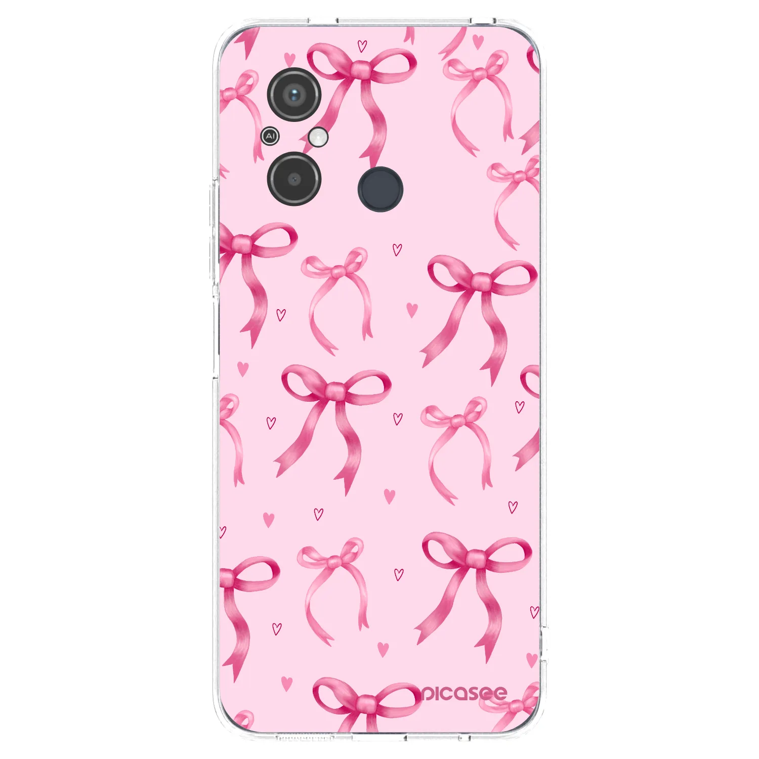 Picasee husă transparentă din silicon pentru Xiaomi Redmi 12C - Bow Aesthetic