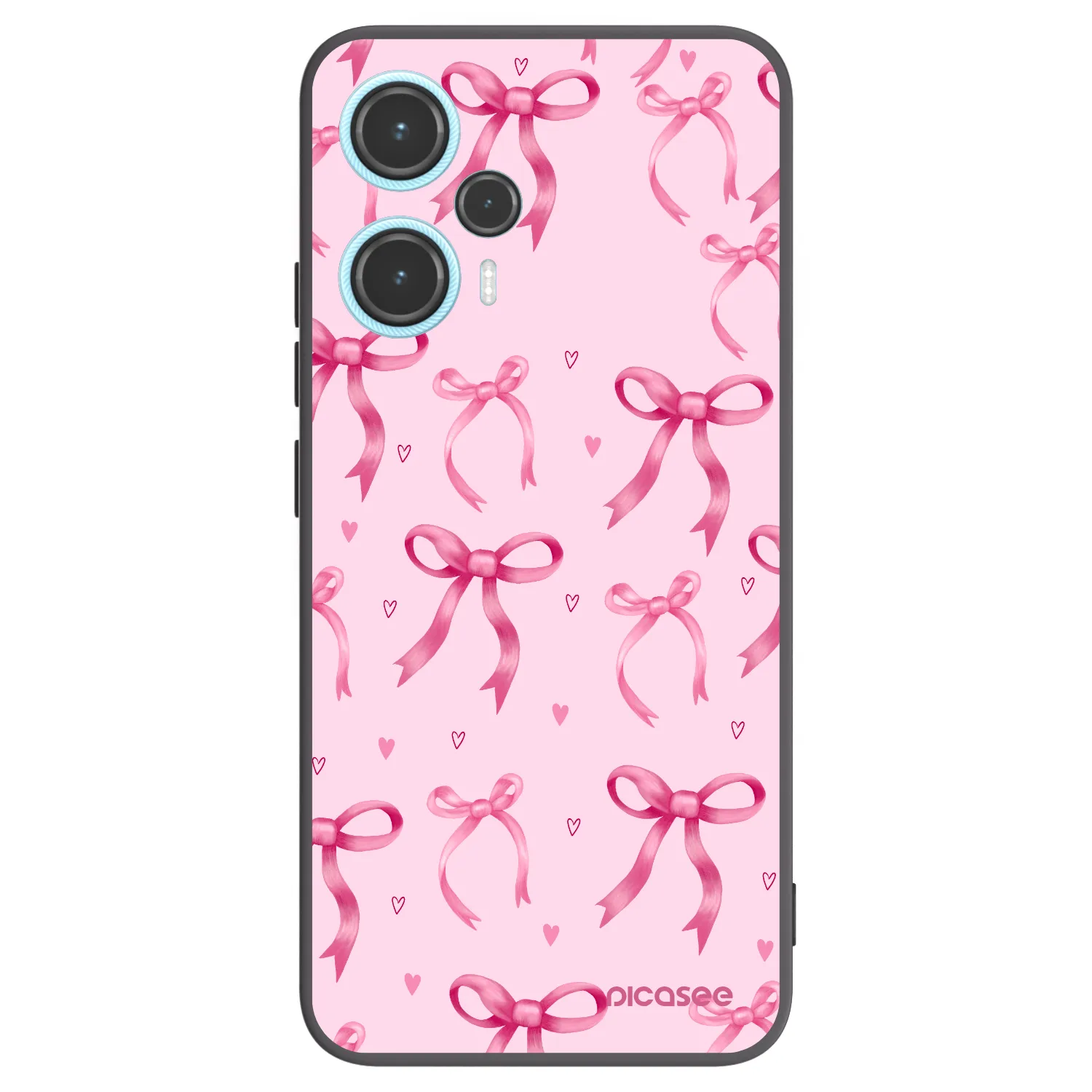 Picasee husă neagră din silicon pentru Xiaomi Poco F5 - Bow Aesthetic