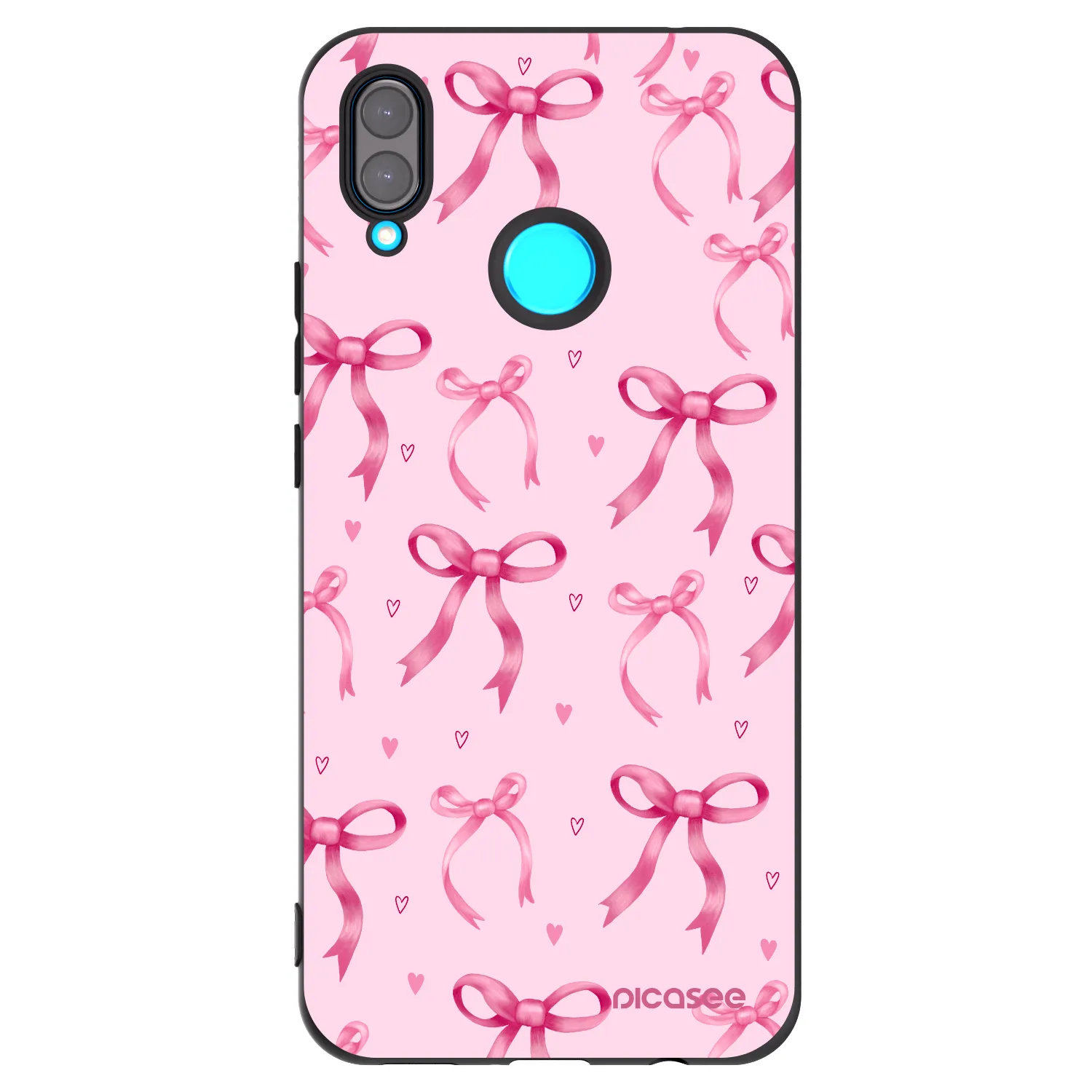 Picasee husă neagră din silicon pentru Huawei Nova 3i - Bow Aesthetic