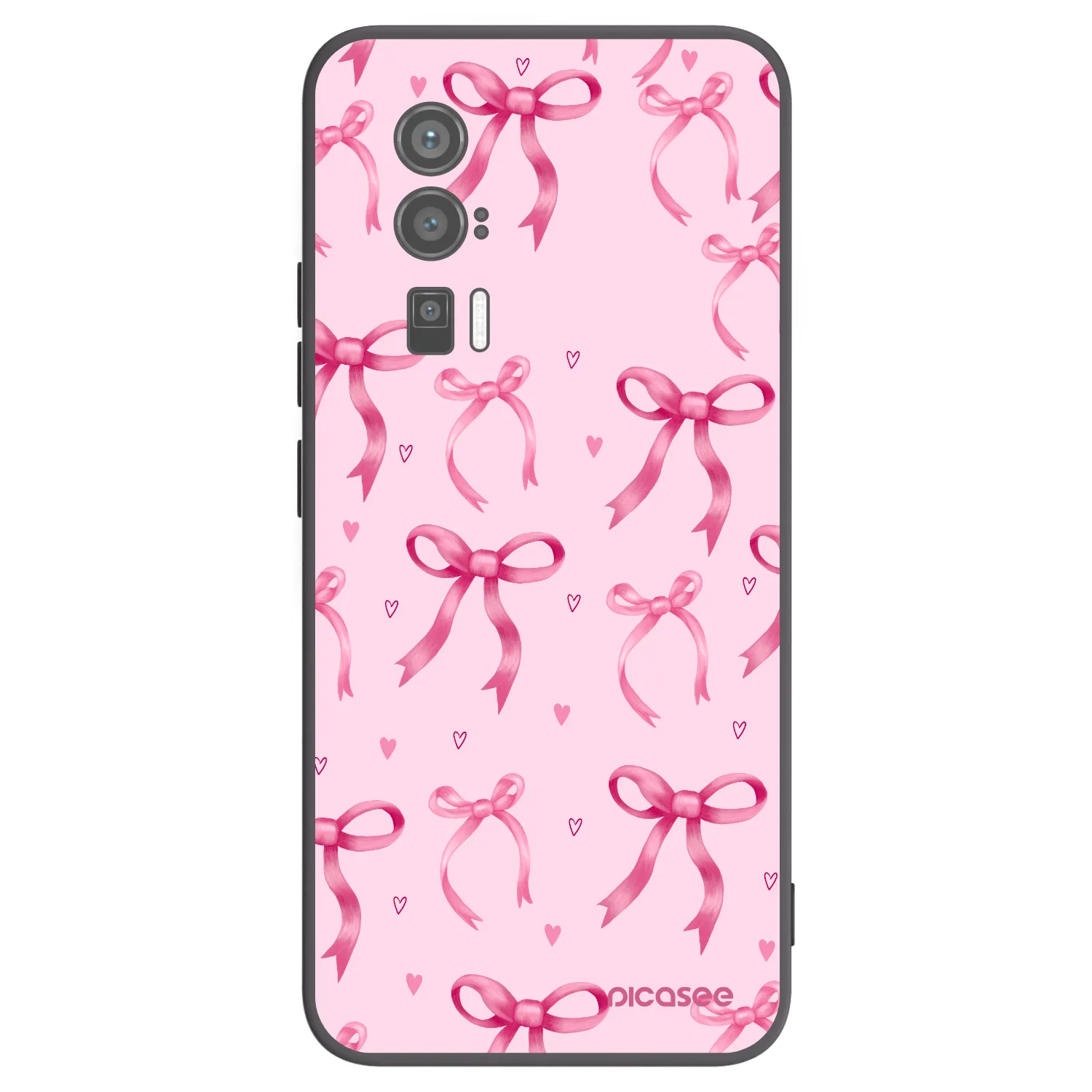 Picasee husă neagră din silicon pentru Xiaomi Poco F5 Pro 5G - Bow Aesthetic