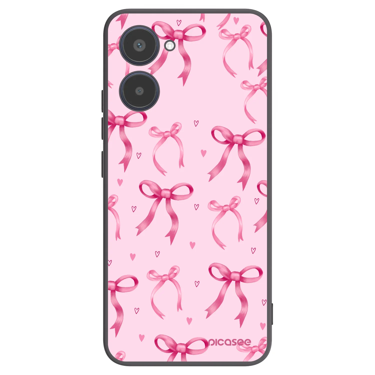 Picasee husă neagră din silicon pentru Realme 10 4G - Bow Aesthetic