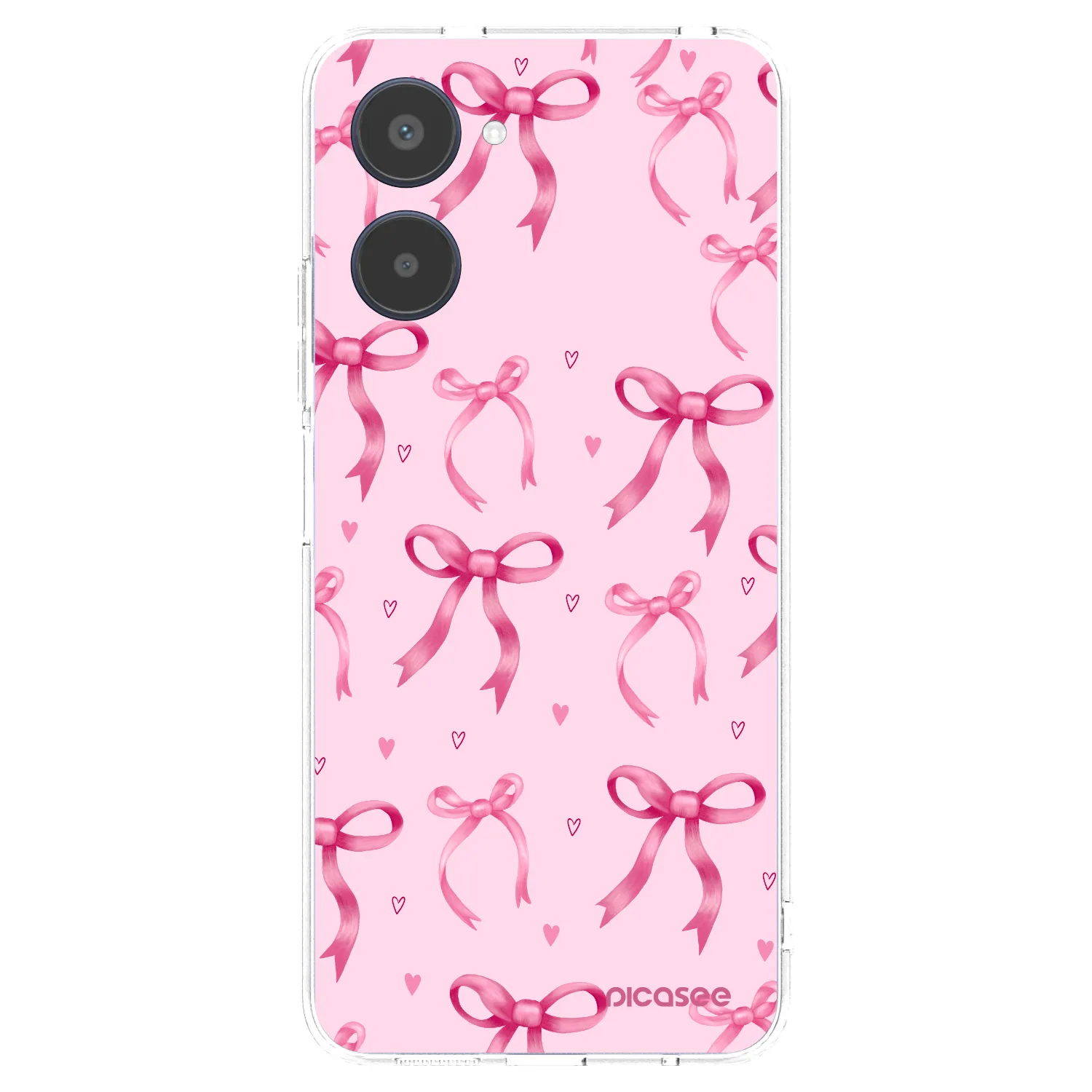 Picasee husă transparentă din silicon pentru Realme 10 4G - Bow Aesthetic