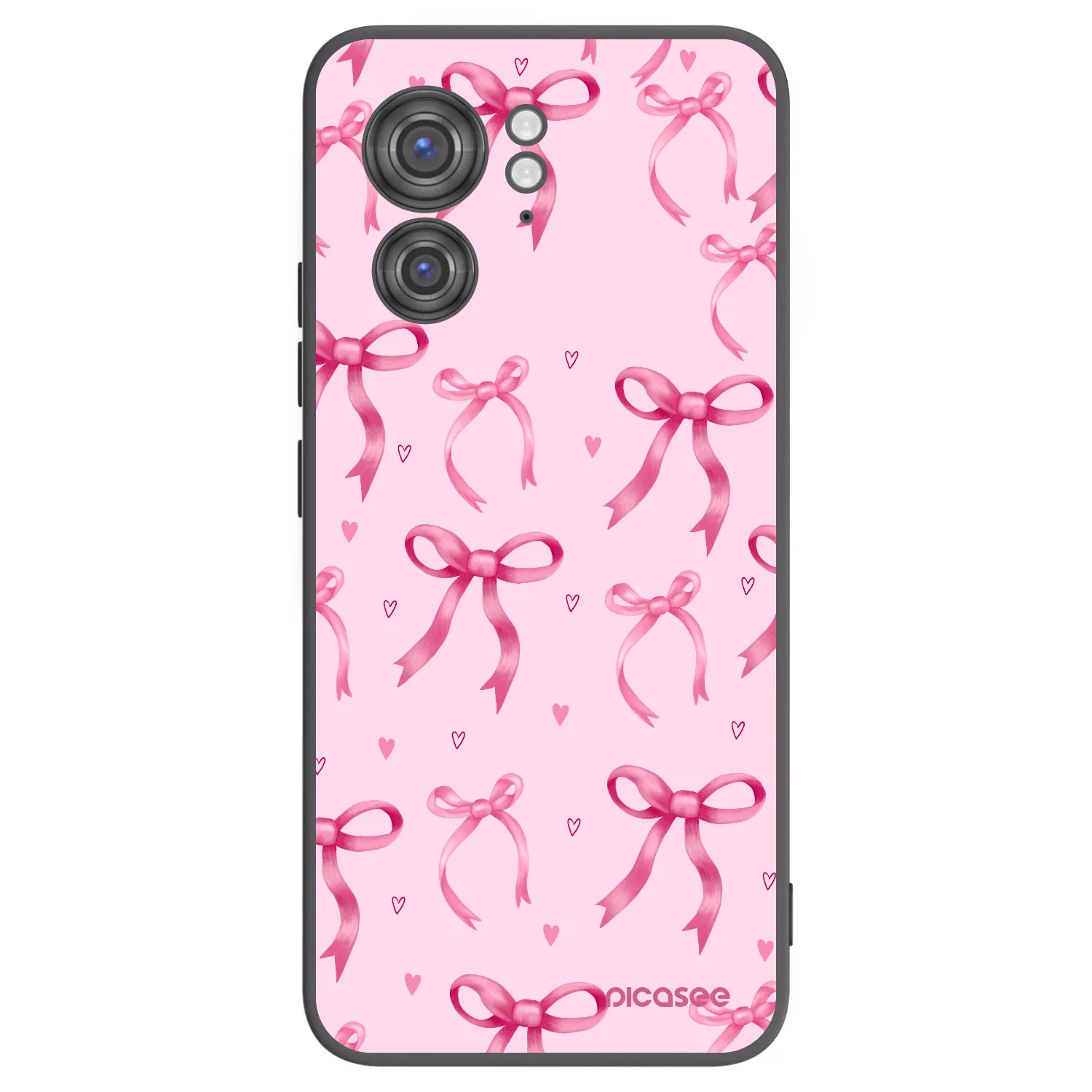 Picasee husă neagră din silicon pentru Motorola Edge 40 - Bow Aesthetic