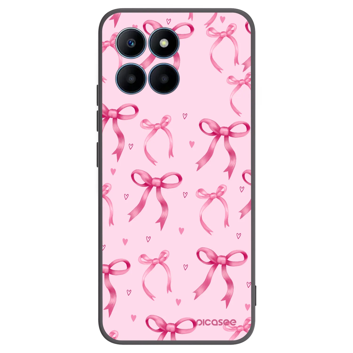 Picasee husă neagră din silicon pentru Honor 70 Lite - Bow Aesthetic
