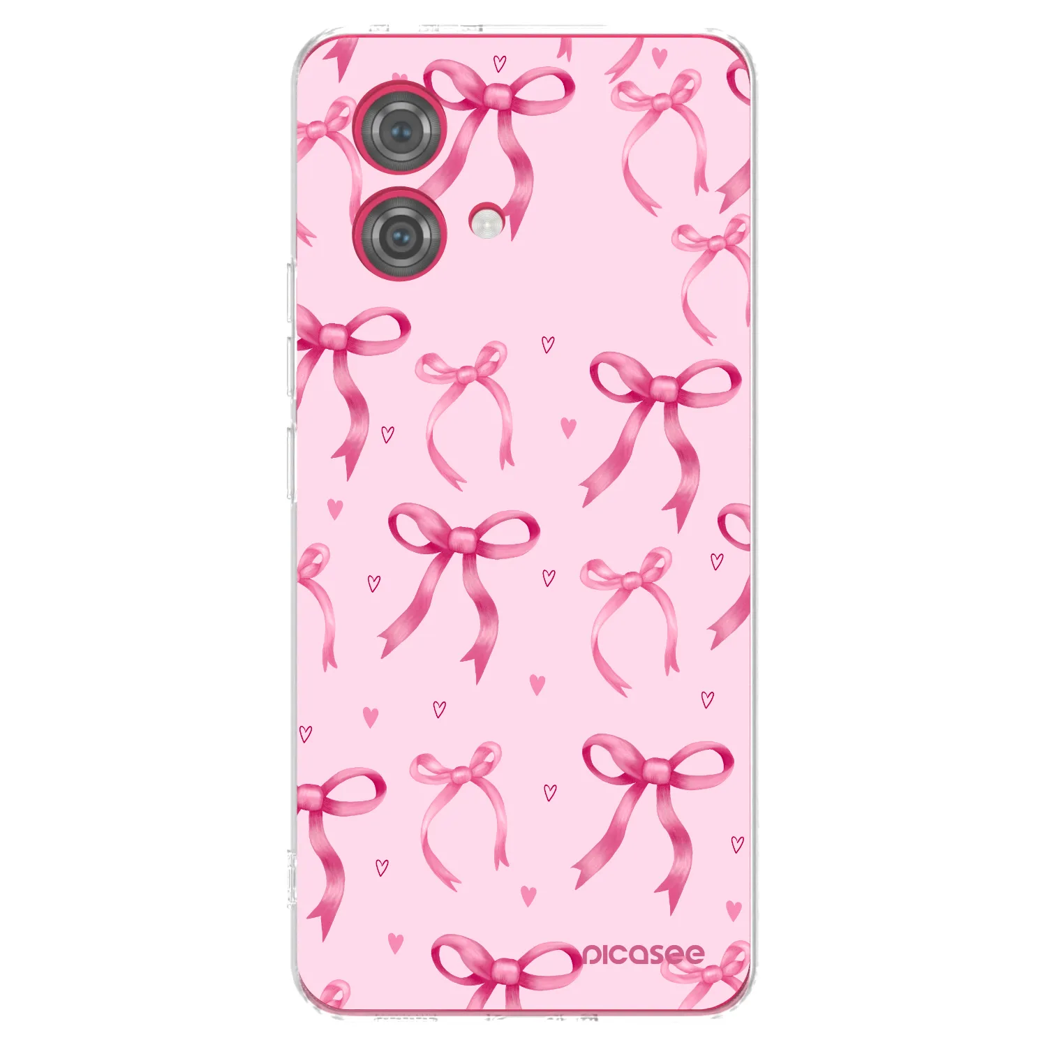 Picasee husă transparentă din silicon pentru Motorola Moto G84 5G - Bow Aesthetic
