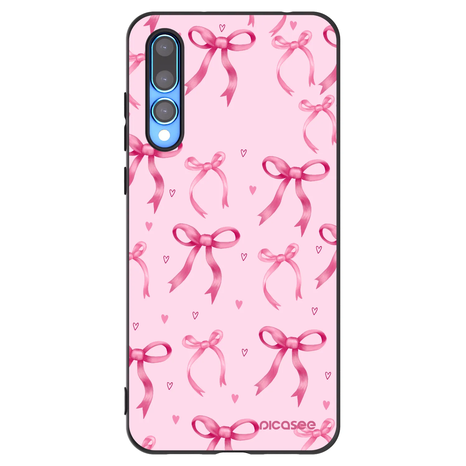 Picasee husă neagră din silicon pentru Huawei P20 Pro - Bow Aesthetic