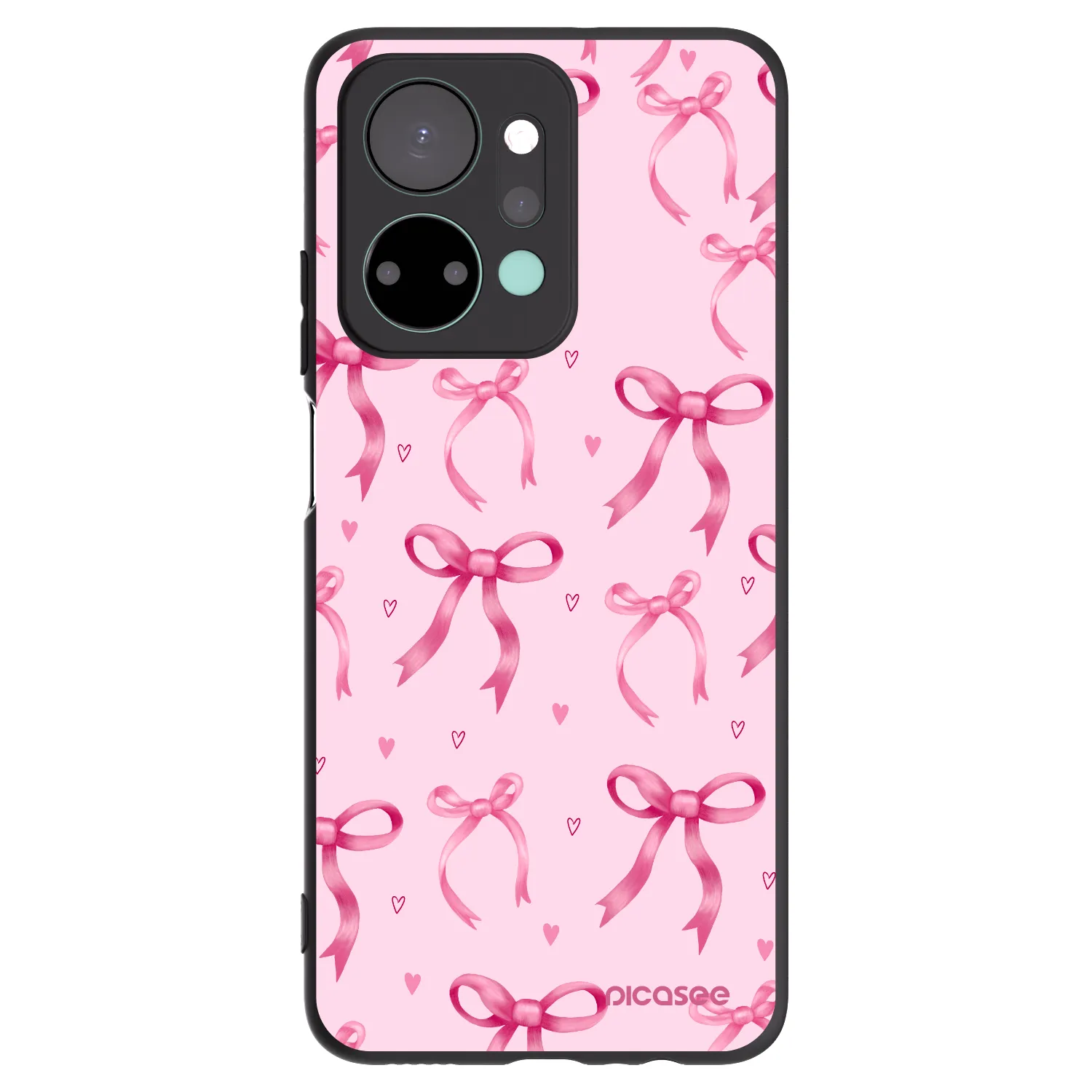 Picasee husă neagră din silicon pentru Honor X7a - Bow Aesthetic