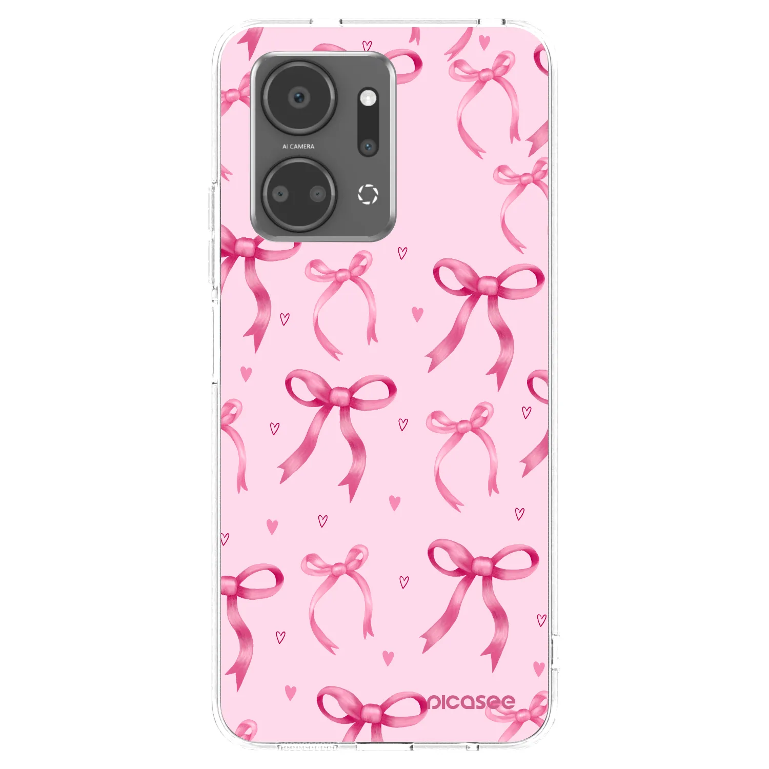 Picasee husă transparentă din silicon pentru Honor X7a - Bow Aesthetic