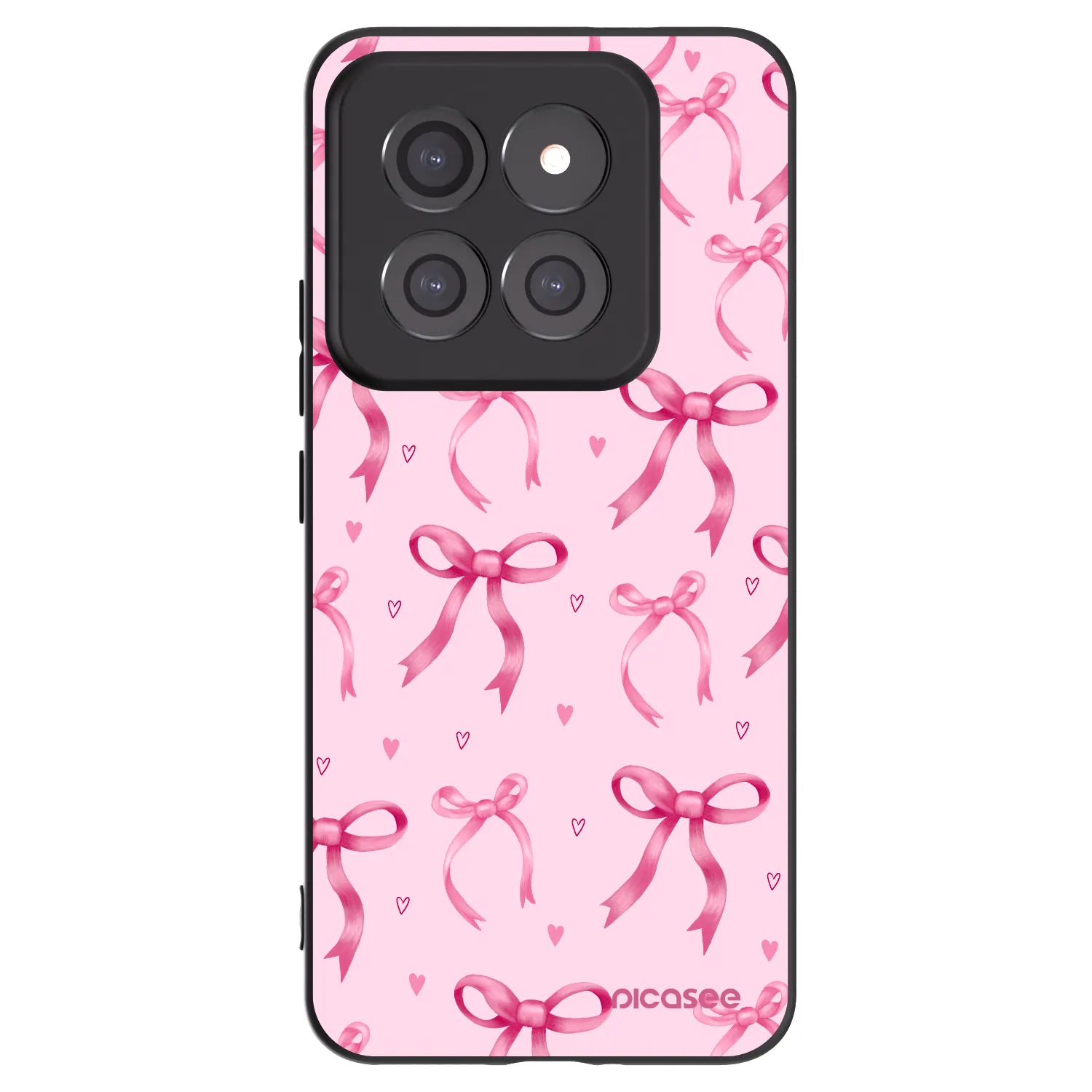 Picasee husă neagră din silicon pentru Xiaomi 14 Pro - Bow Aesthetic