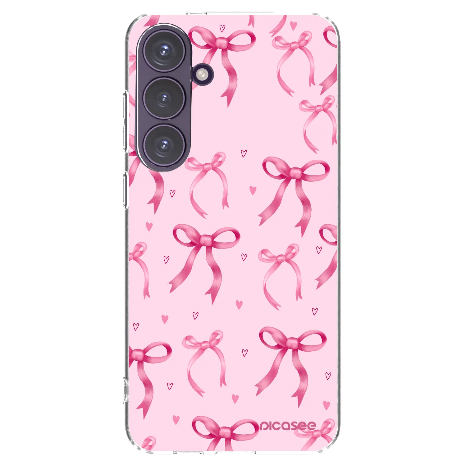 Picasee husă transparentă din silicon pentru Samsung Galaxy S24+ S926B 5G - Bow Aesthetic