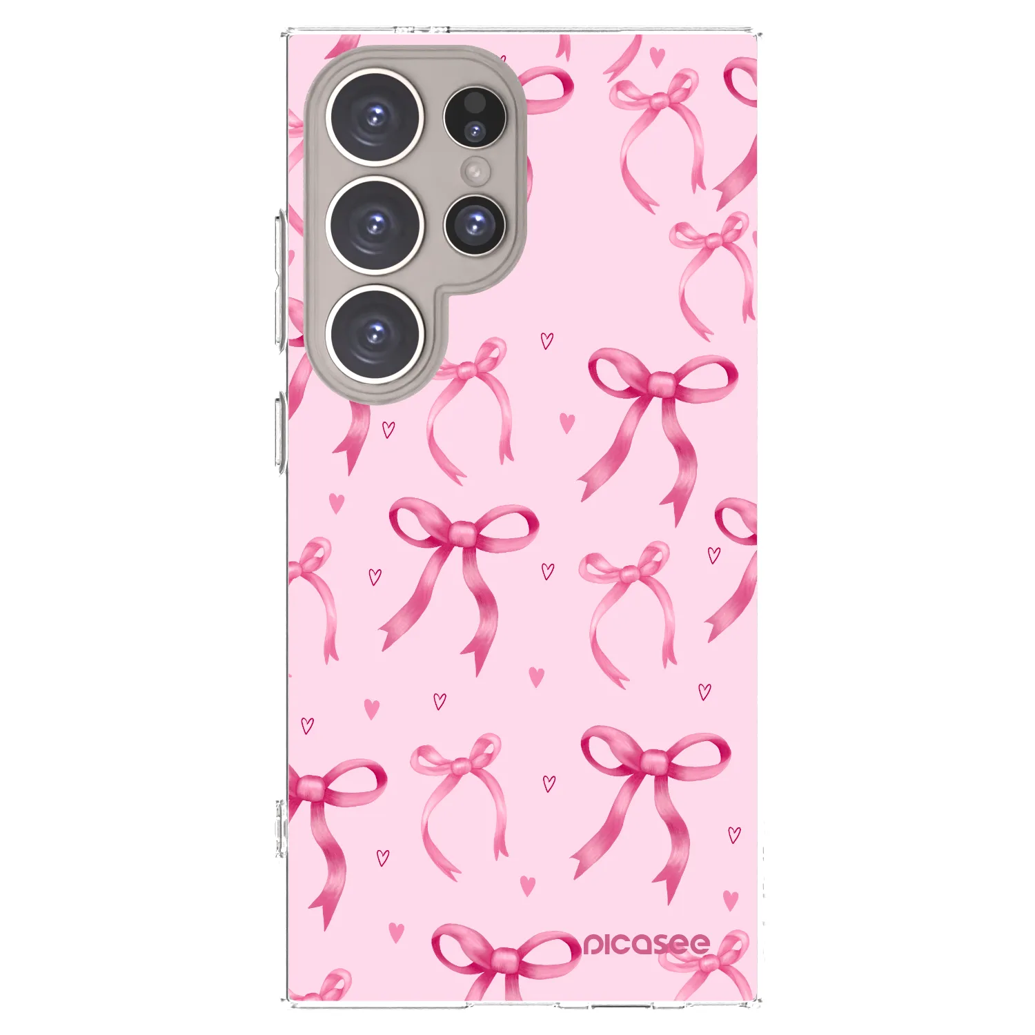 Picasee husă transparentă din silicon pentru Samsung Galaxy S24 Ultra S928B 5G - Bow Aesthetic