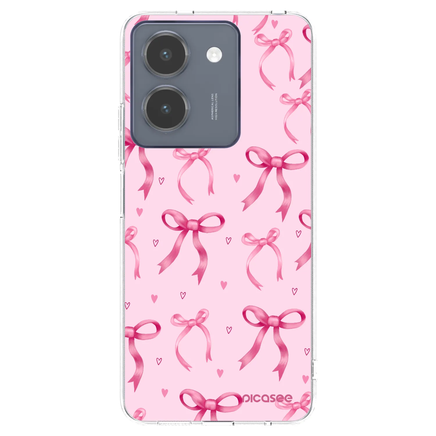 Picasee husă transparentă din silicon pentru Vivo Y36 4G - Bow Aesthetic