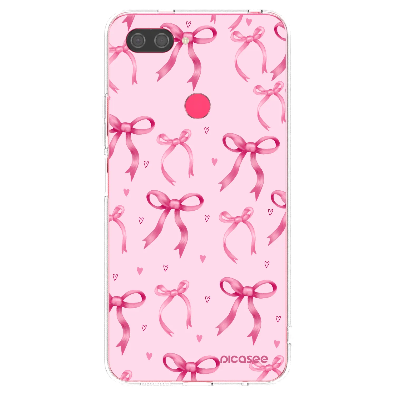 Picasee husă transparentă din silicon pentru Xiaomi Mi 8 Lite - Bow Aesthetic