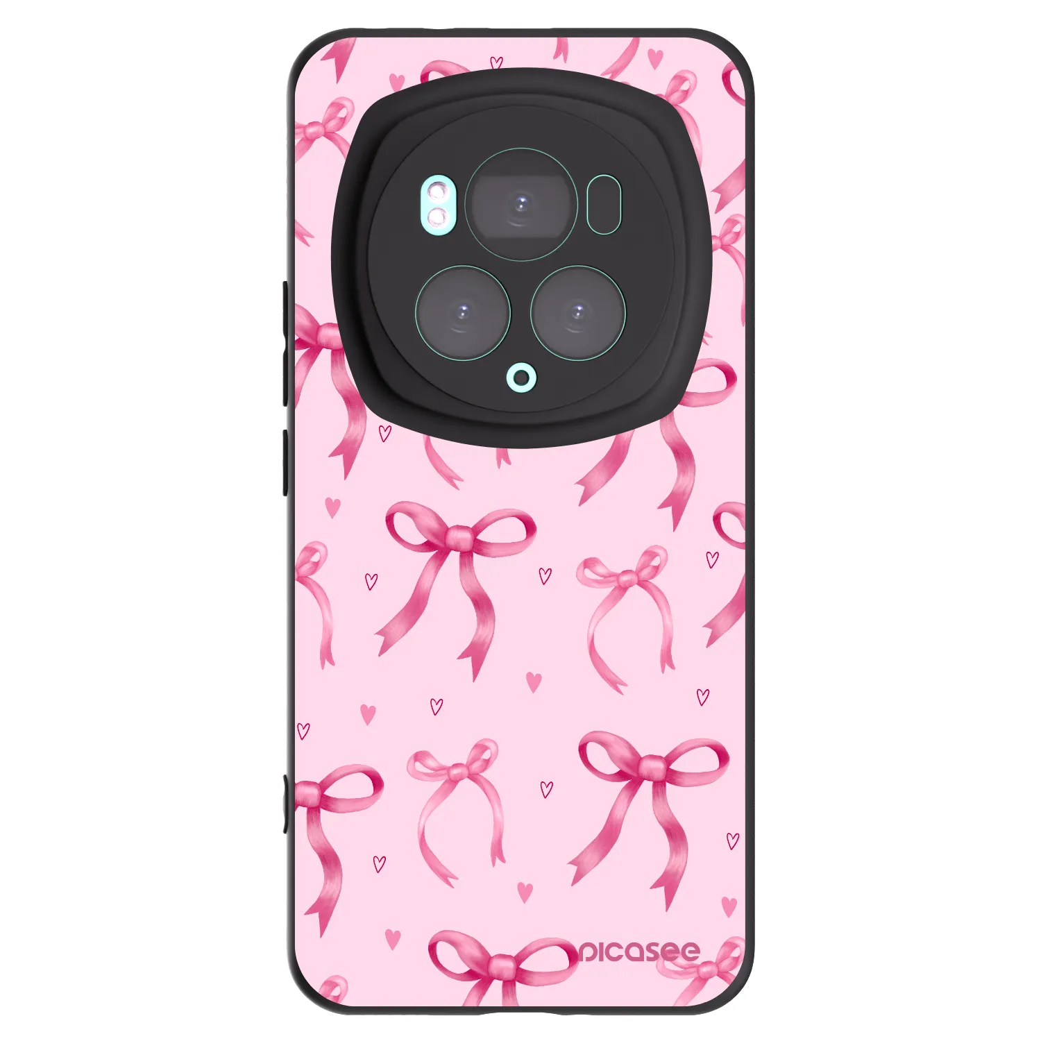 Picasee husă neagră din silicon pentru Honor Magic6 Pro - Bow Aesthetic