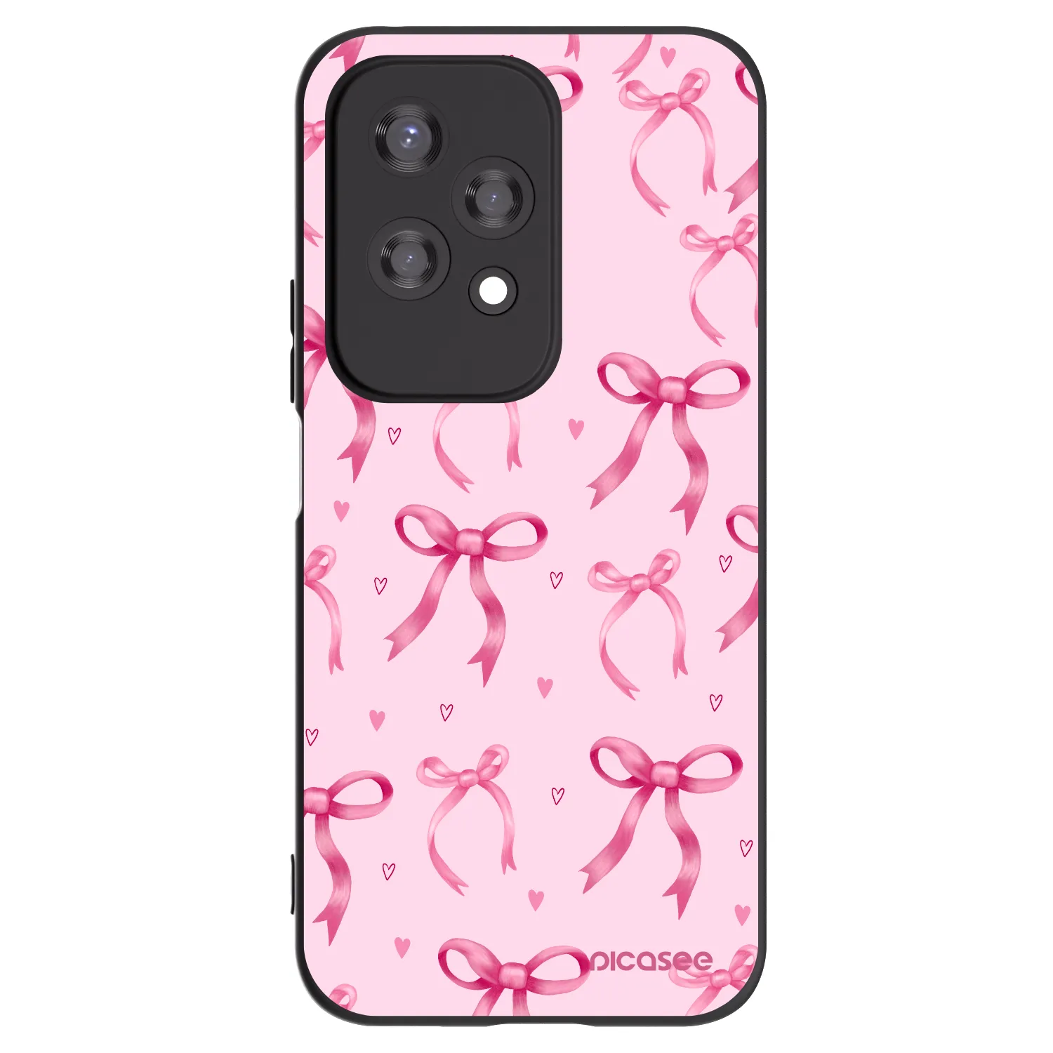 Picasee husă neagră din silicon pentru Honor 200 Lite - Bow Aesthetic