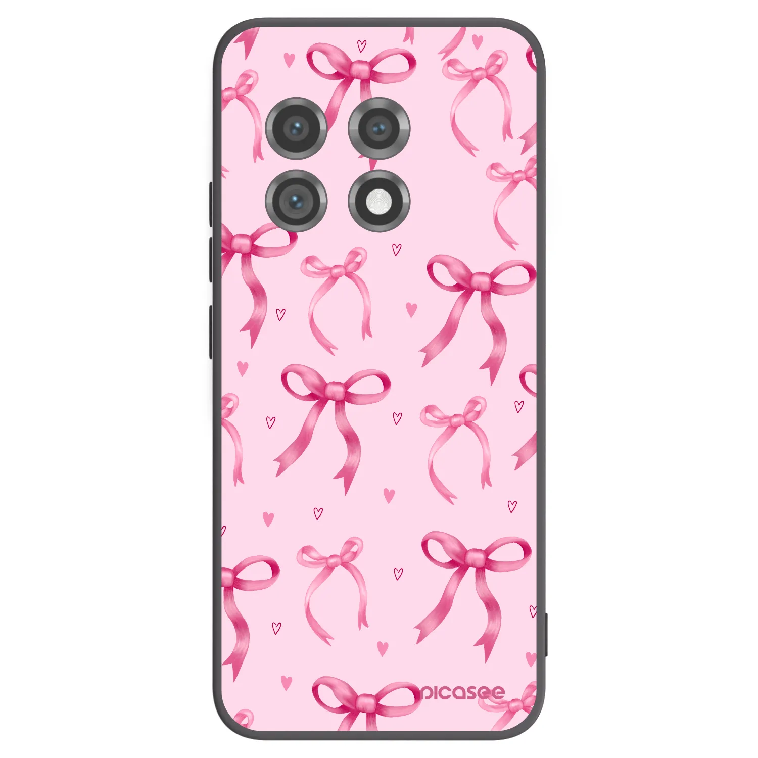 Picasee husă neagră din silicon pentru OnePlus 11 5G - Bow Aesthetic