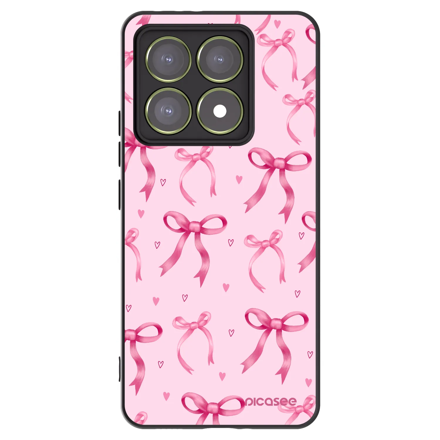 Picasee husă neagră din silicon pentru Xiaomi 14T - Bow Aesthetic