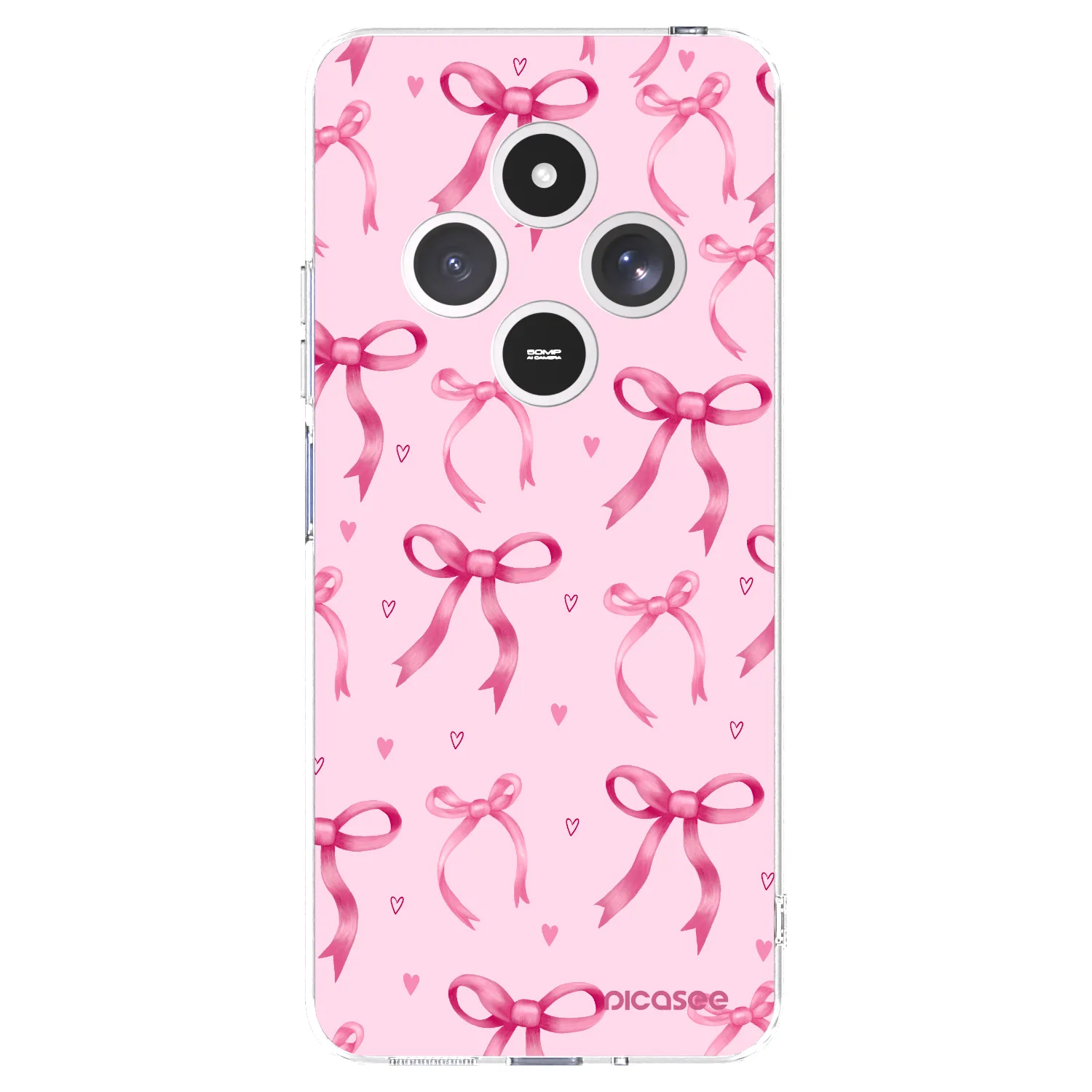 Picasee husă transparentă din silicon pentru Xiaomi Redmi 14C - Bow Aesthetic