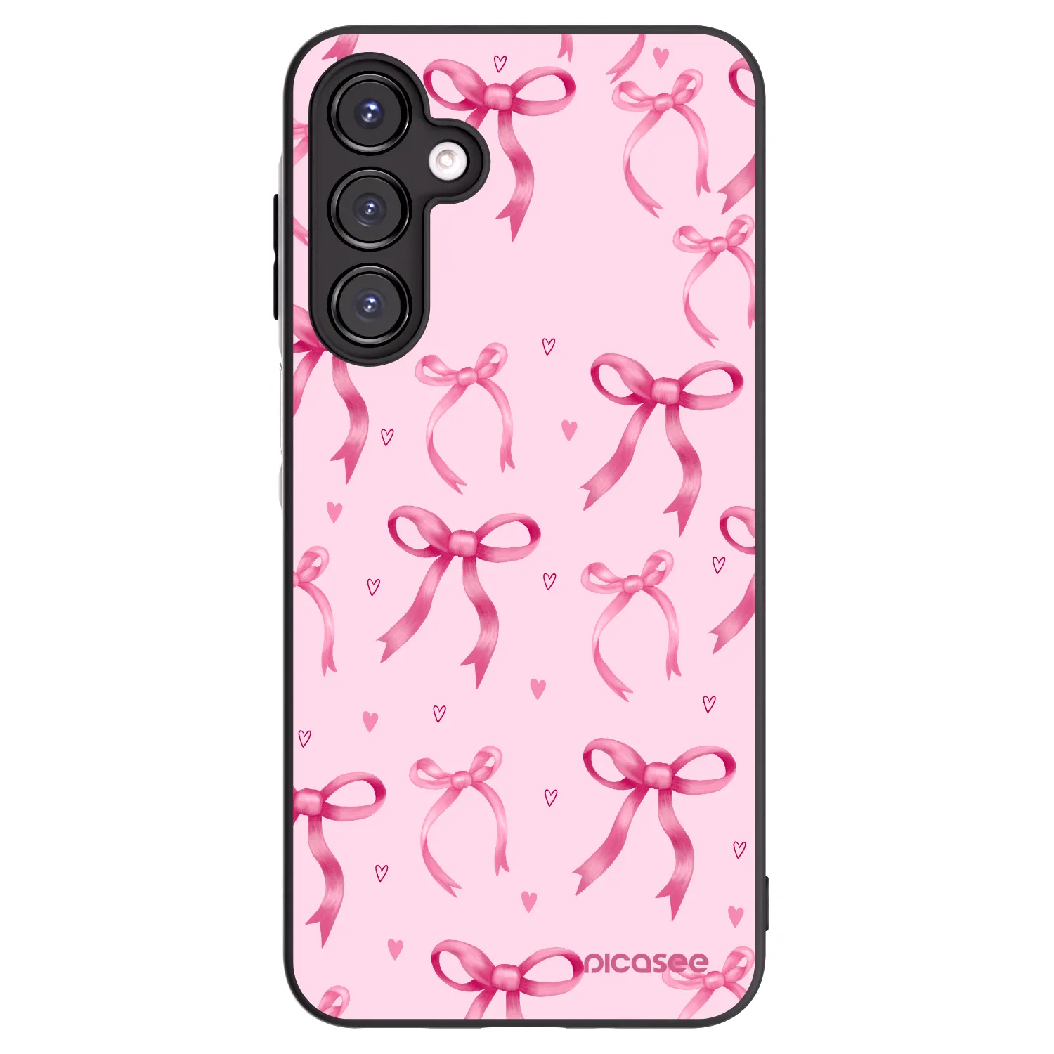 Picasee husă neagră din silicon pentru Samsung Galaxy A16 5G - Bow Aesthetic