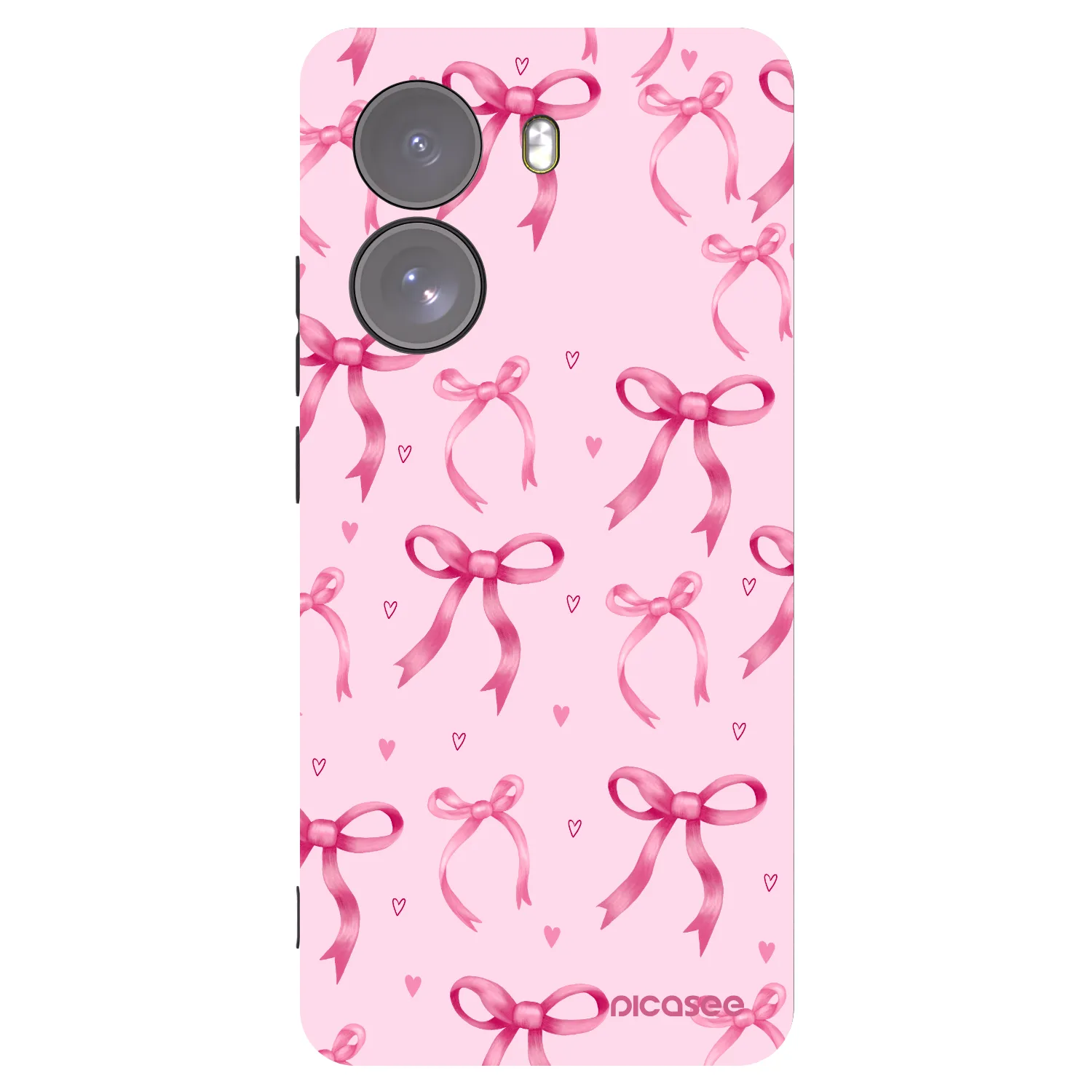 Picasee husă neagră din silicon pentru Xiaomi Poco X7 - Bow Aesthetic