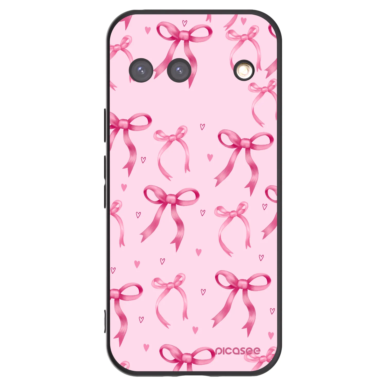 Picasee husă neagră din silicon pentru Google Pixel 9 - Bow Aesthetic