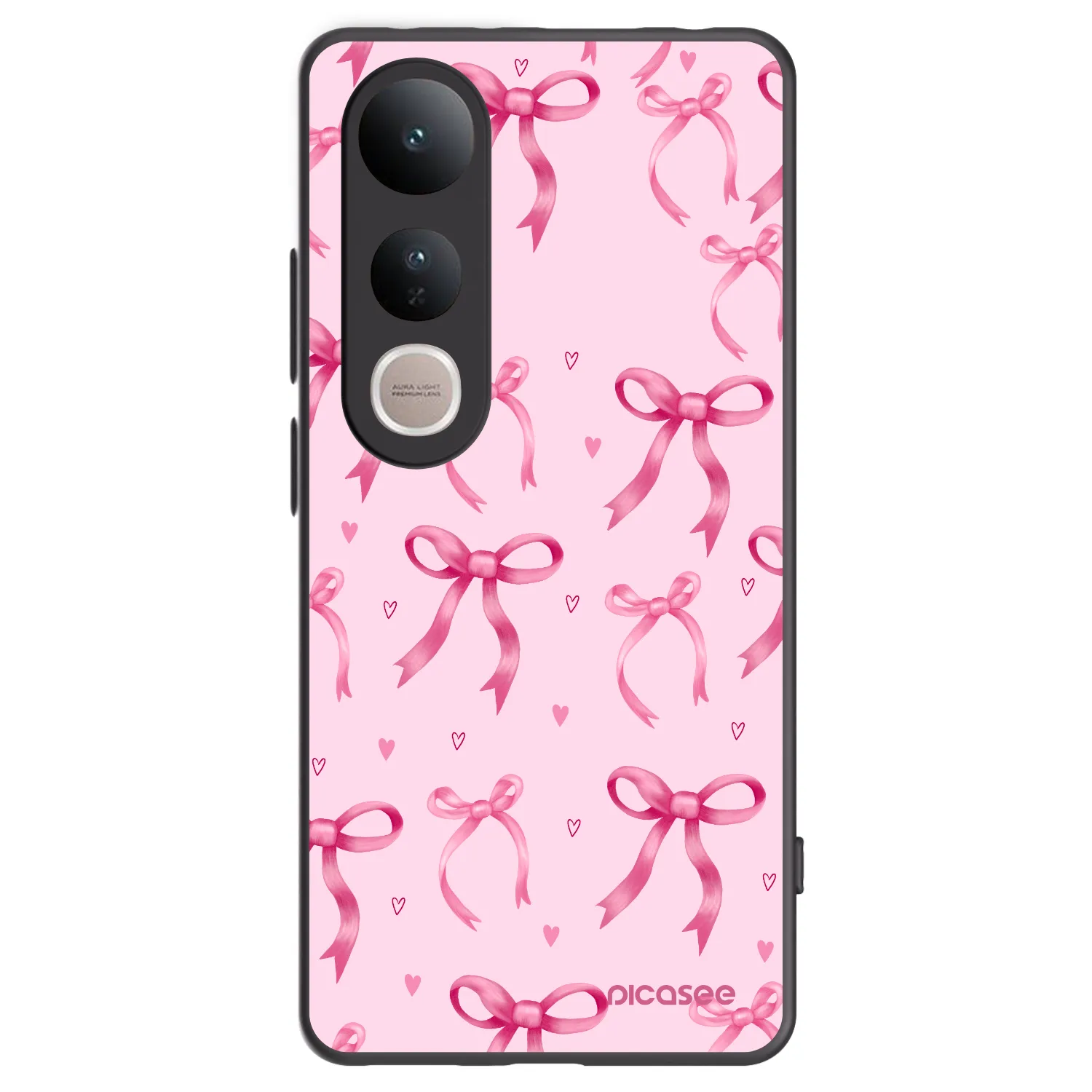 Picasee husă neagră din silicon pentru Vivo V50 Lite 5G - Bow Aesthetic