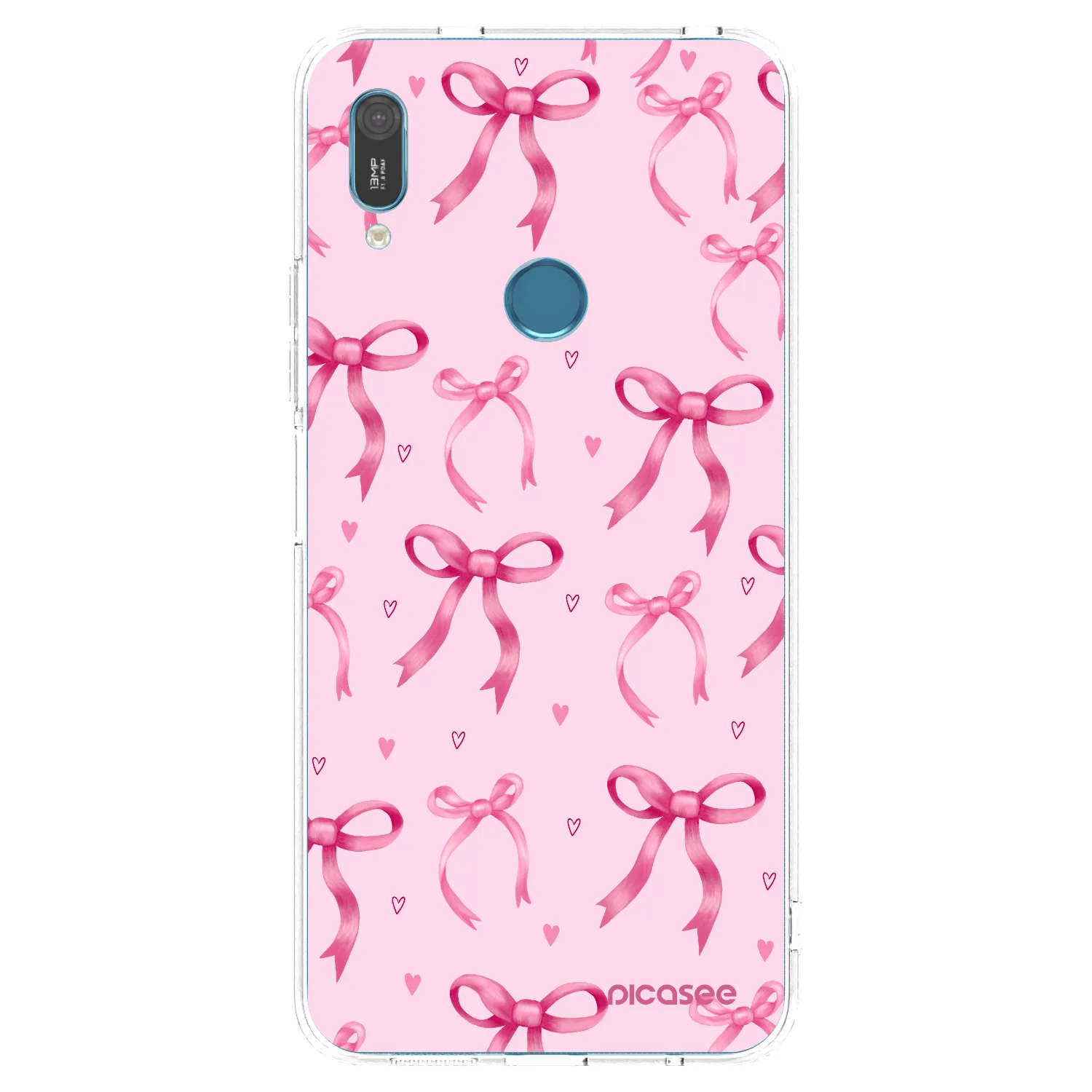 Picasee husă transparentă din silicon pentru Huawei Y6 2019 - Bow Aesthetic