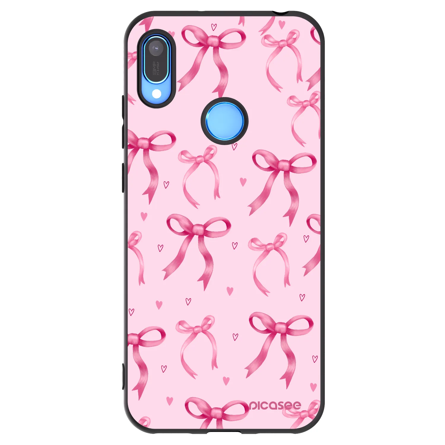 Picasee husă neagră din silicon pentru Huawei Y6 2019 - Bow Aesthetic