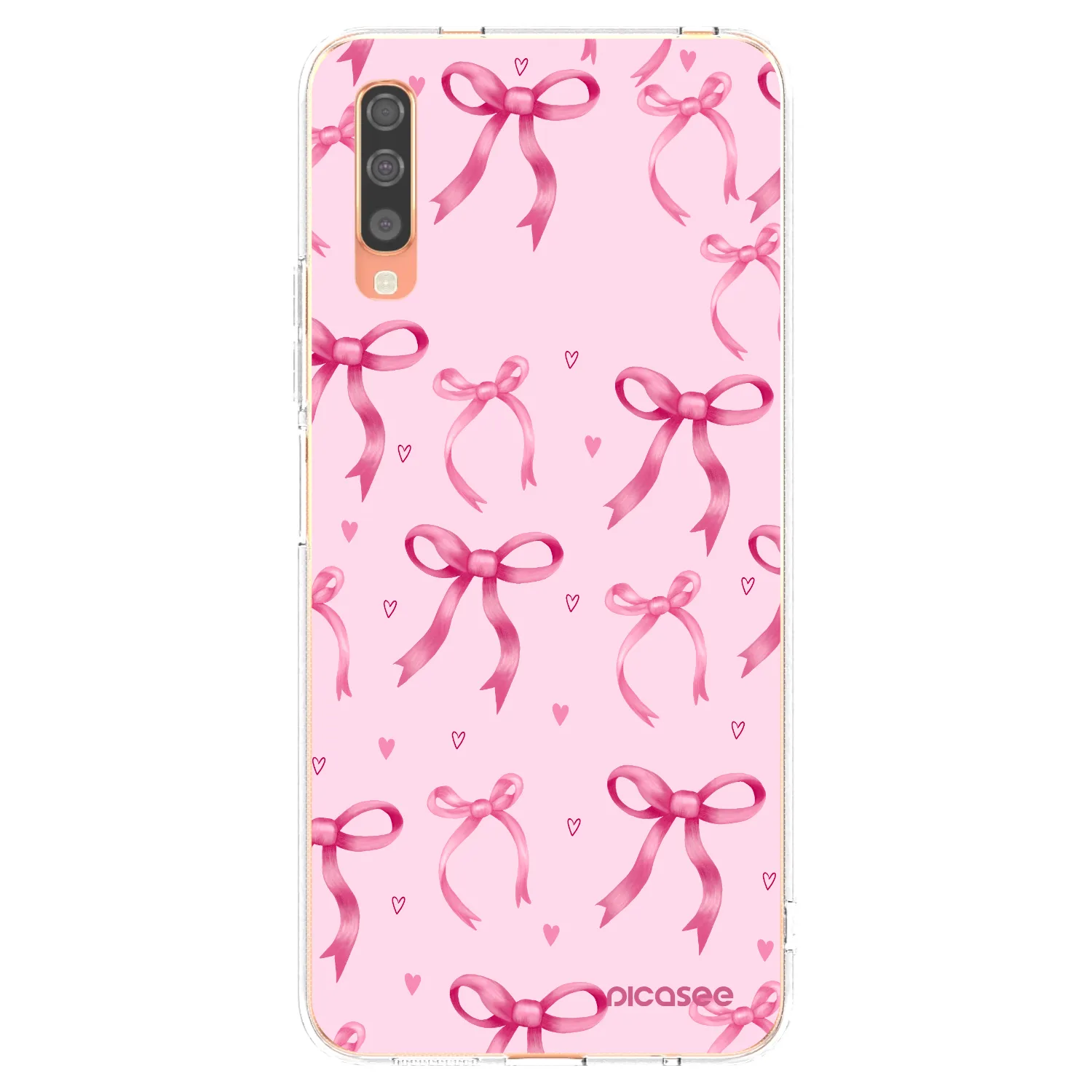 Picasee husă transparentă din silicon pentru Samsung Galaxy A70 A705F - Bow Aesthetic