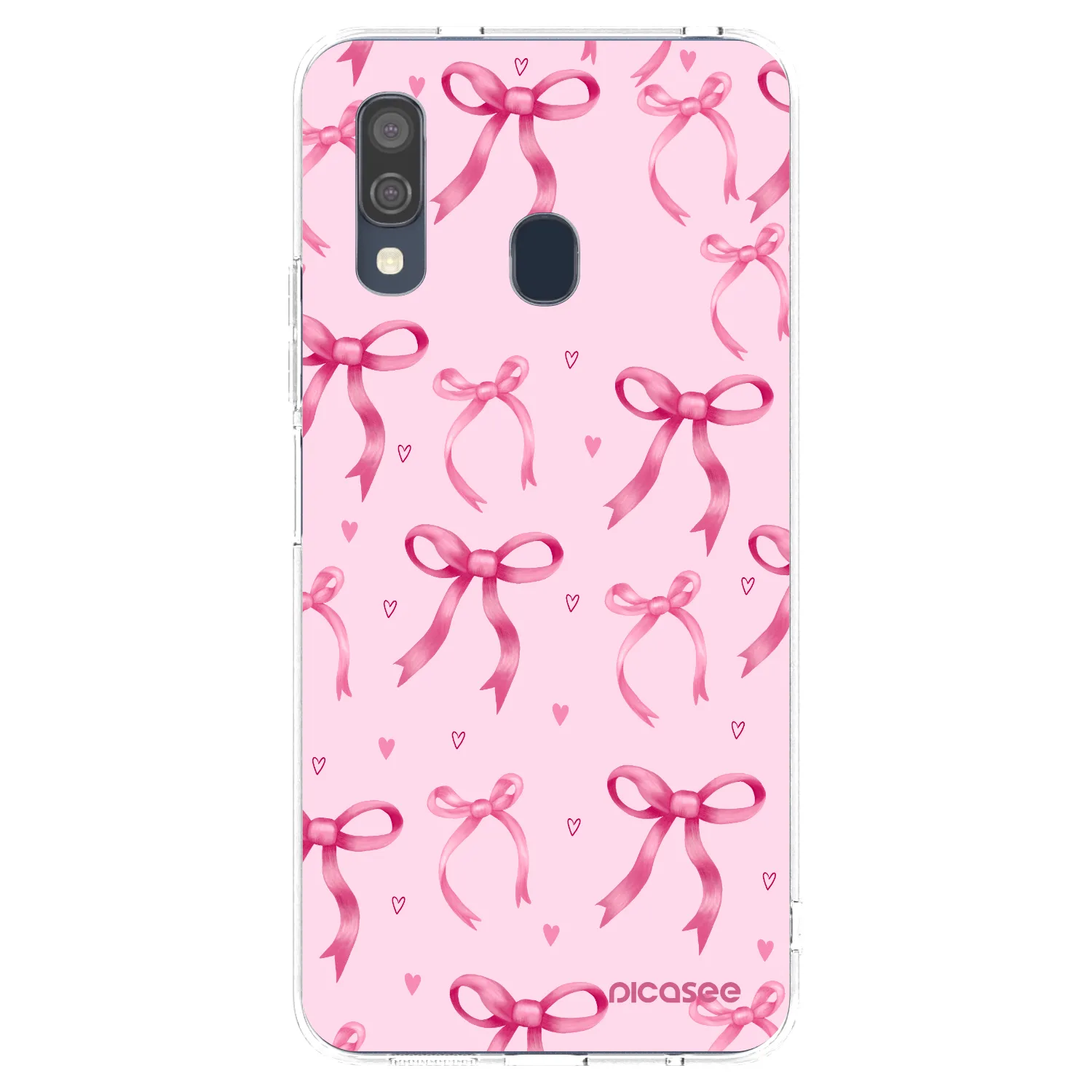 Picasee husă transparentă din silicon pentru Samsung Galaxy A40 A405F - Bow Aesthetic