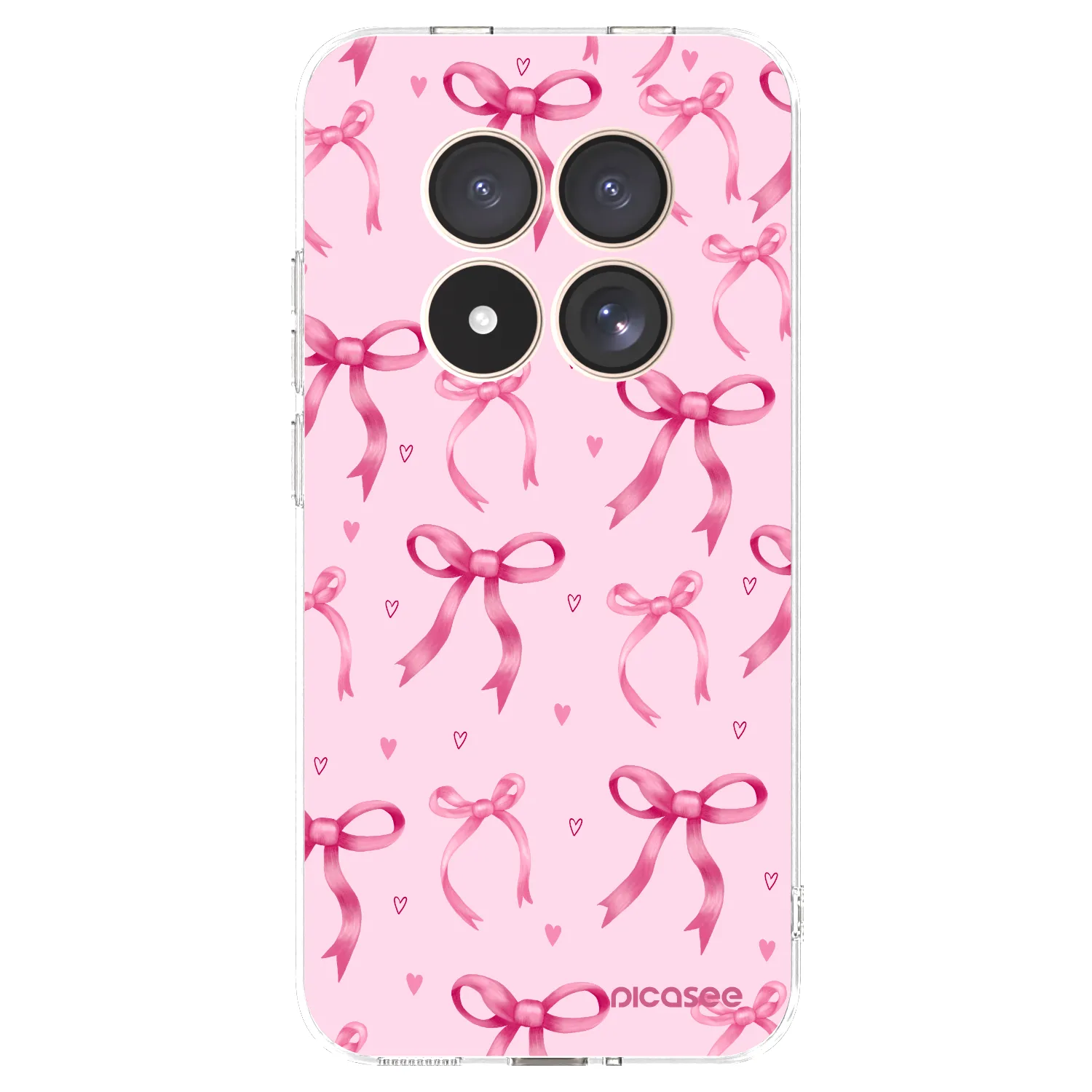 Picasee husă transparentă din silicon pentru Xiaomi Redmi Note 15 Pro 4G - Bow Aesthetic