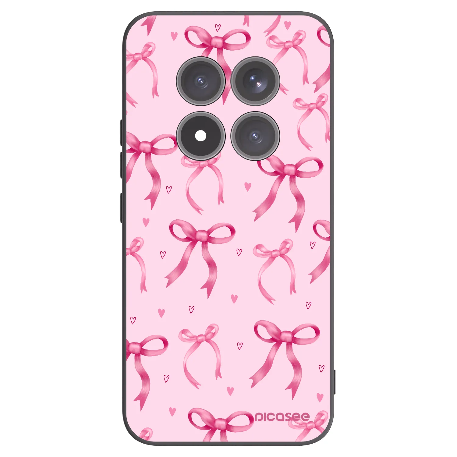 Picasee husă neagră din silicon pentru Xiaomi Redmi Note 15 Pro+ - Bow Aesthetic