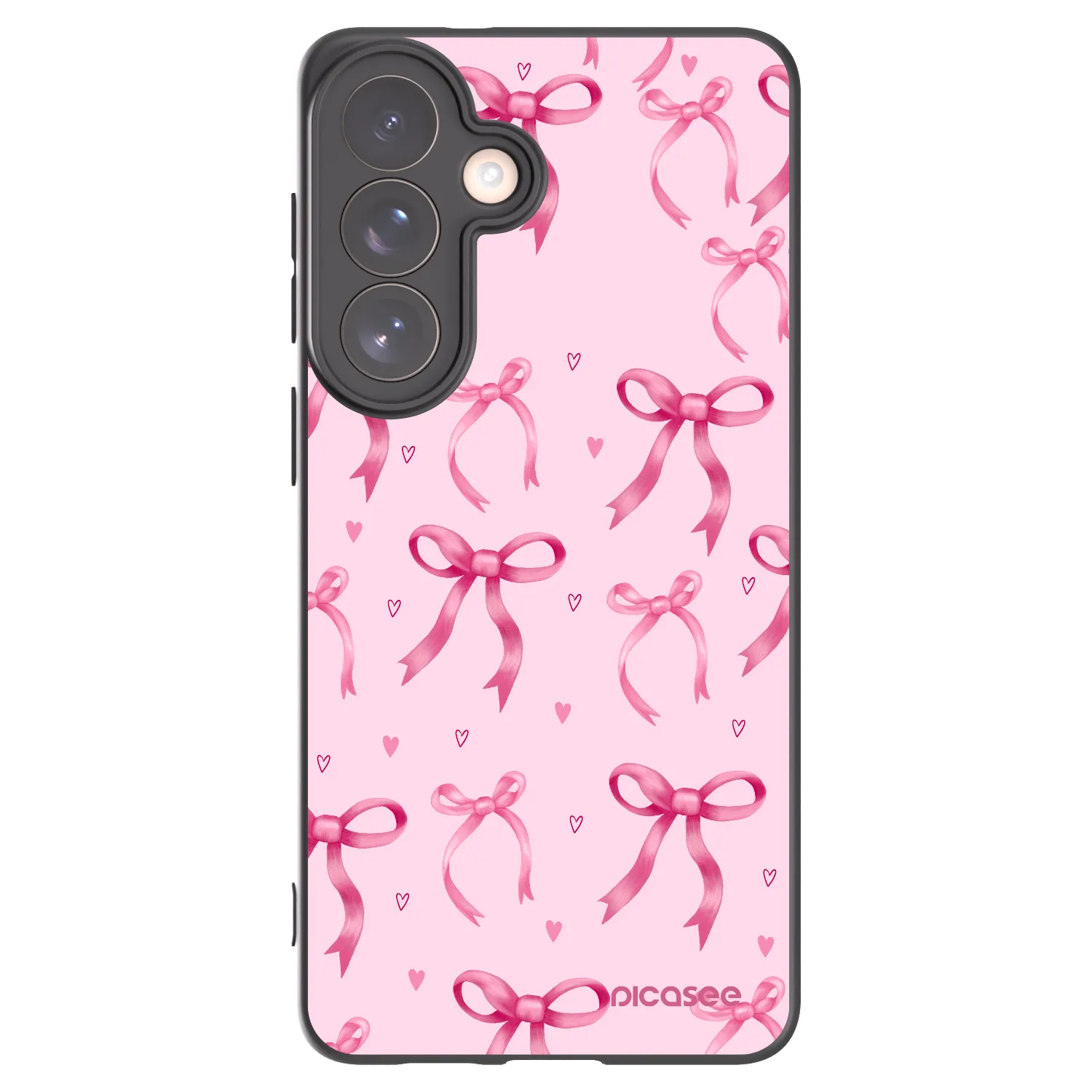 Picasee husă neagră din silicon pentru Samsung Galaxy S26+ - Bow Aesthetic